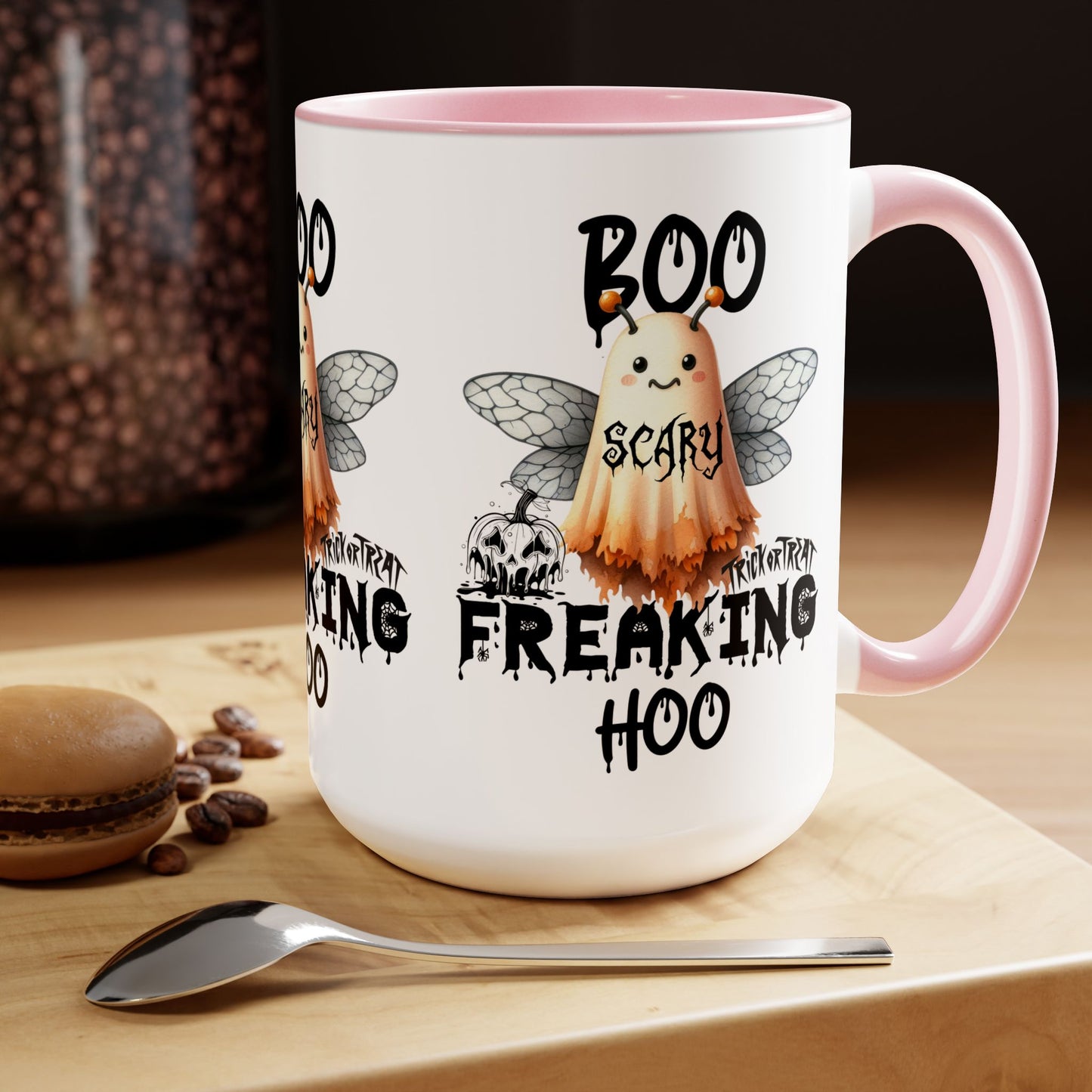 Boo Freaking Hoo Halloween Coffee Mug, Let's Go Halloween Coffee Mug, Trick or Treat Halloween Coffee Mug, Cute Skeleton Coffee Mug, Spooky Season Halloween Coffee Mug.