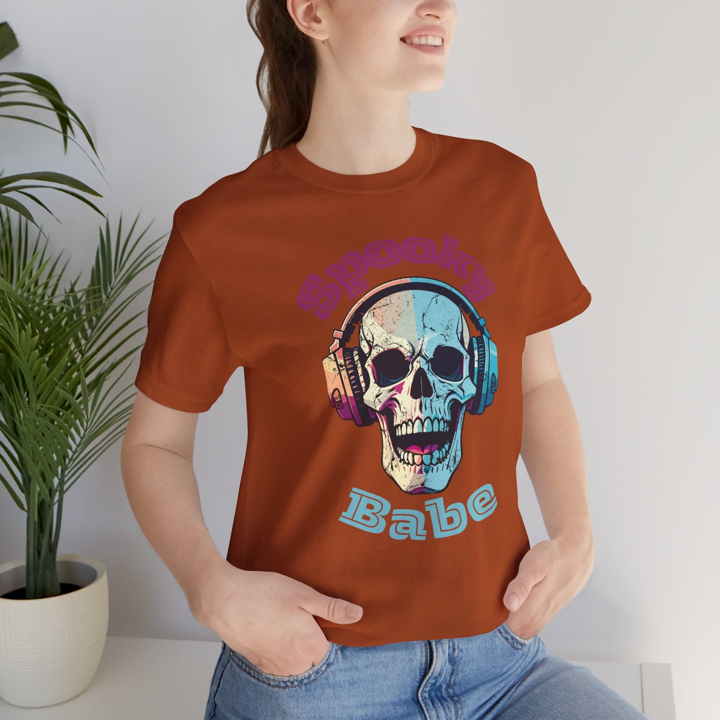 Spooky Babe Halloween T-shirt, Happy Halloween T-shirt, Trick Or Treat T-shirt, Halloween T-shirt, Cool Halloween T-shirt, Spooky T-shirt,