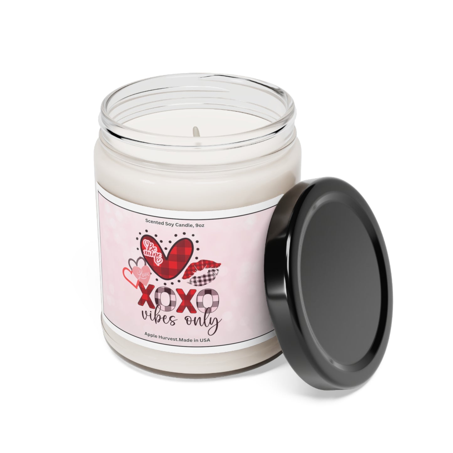 Happy valentines day Scented Soy Candle, 9oz
