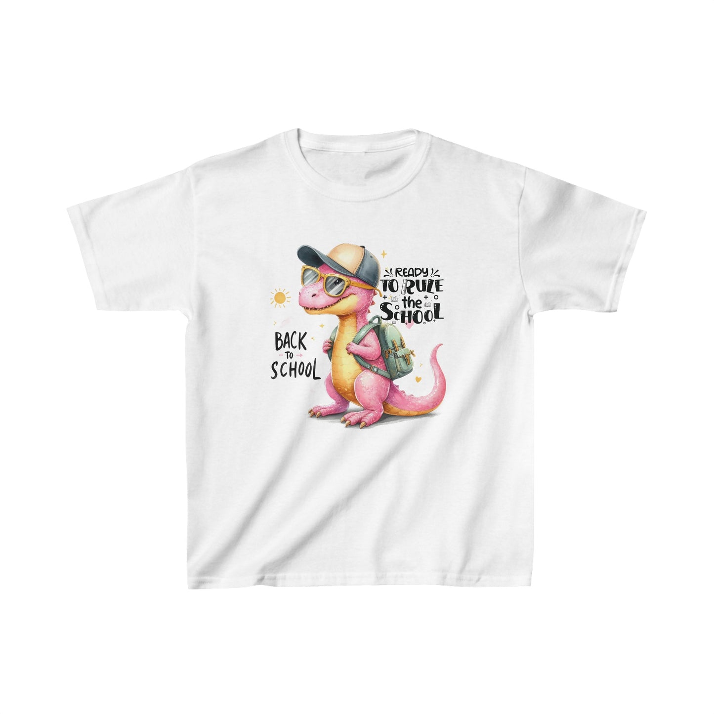 Ready To Rule The School Kids Shirt, Back To School Kids Heavy Cotton™ Tee, Back to school Kids Shirt, 1st Day Of School Shirt, Back To School Cotton T-Shirt.