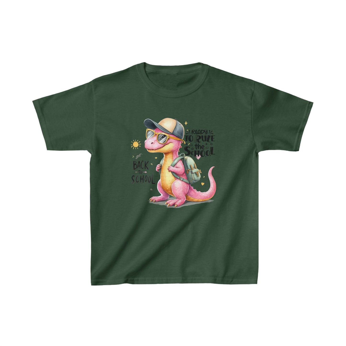 Ready To Rule The School Kids Shirt, Back To School Kids Heavy Cotton™ Tee, Back to school Kids Shirt, 1st Day Of School Shirt, Back To School Cotton T-Shirt.