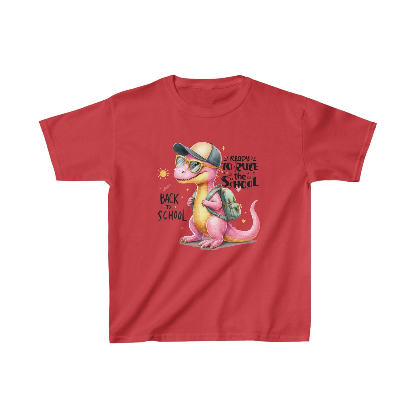 Ready To Rule The School Kids Shirt, Back To School Kids Heavy Cotton™ Tee, Back to school Kids Shirt, 1st Day Of School Shirt, Back To School Cotton T-Shirt.