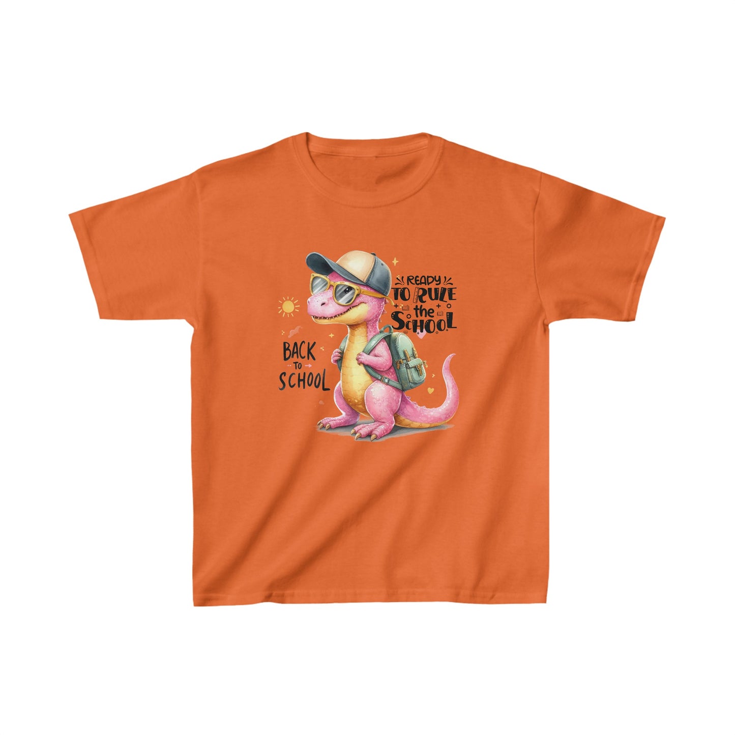 Ready To Rule The School Kids Shirt, Back To School Kids Heavy Cotton™ Tee, Back to school Kids Shirt, 1st Day Of School Shirt, Back To School Cotton T-Shirt.