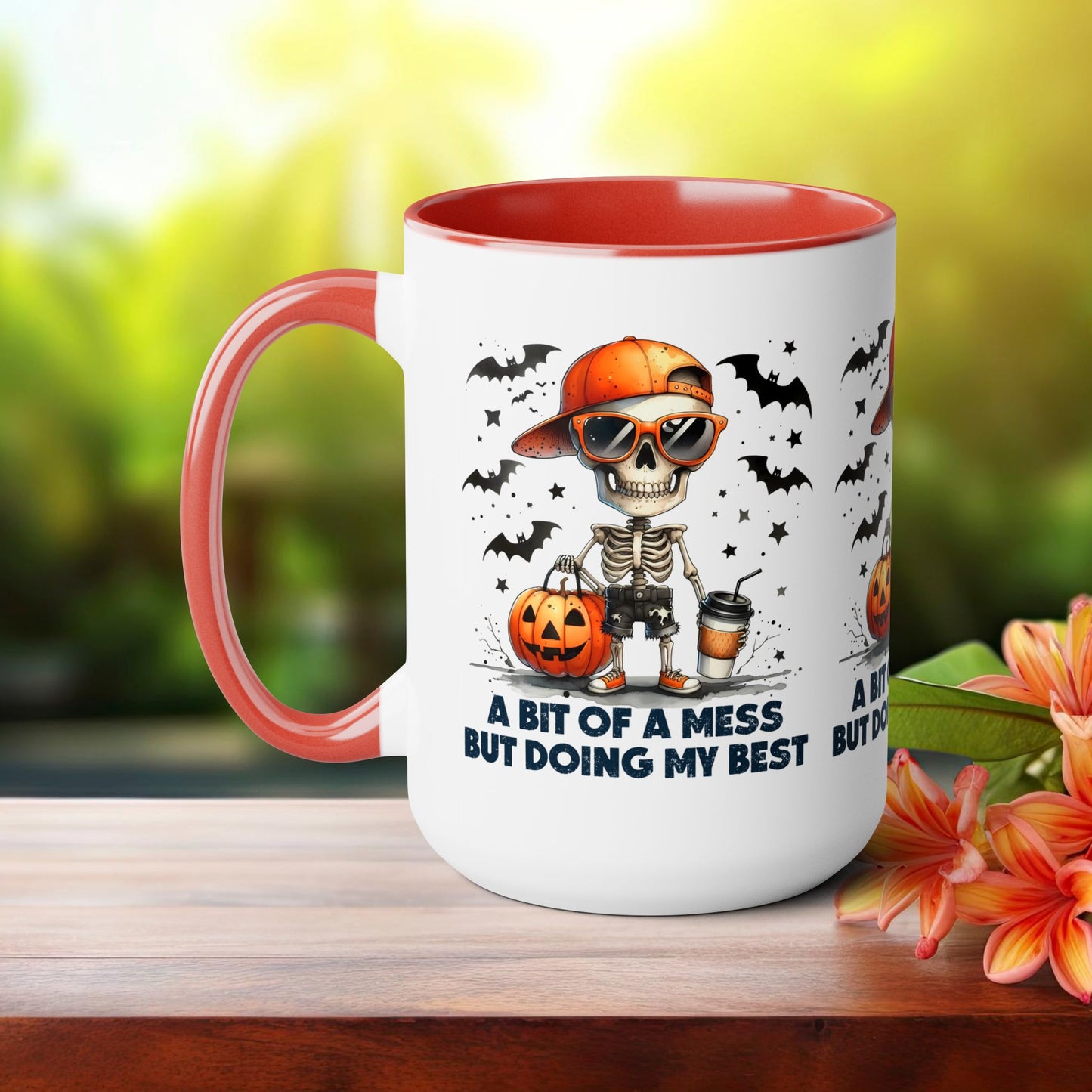 Happy Halloween Coffee Mug, Let's Go Halloween Coffee Mug, Trick or Treat Halloween Coffee Mug, Cute Skeleton Coffee Mug, Spooky Season Halloween Coffee Mug.