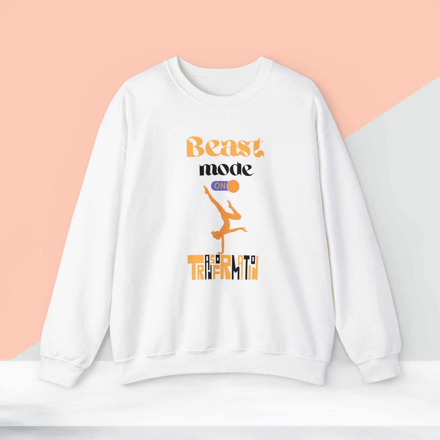 Beast Mode On Yoga unisex heavy blend crewneck sweatshirt,Yoga workout Sweatshirt,Yoga lovers Sweatshirt, Yoga Instructor Gift, Gym Sweatshirt, Gift For Yoga lovers, Gift For Yogi.