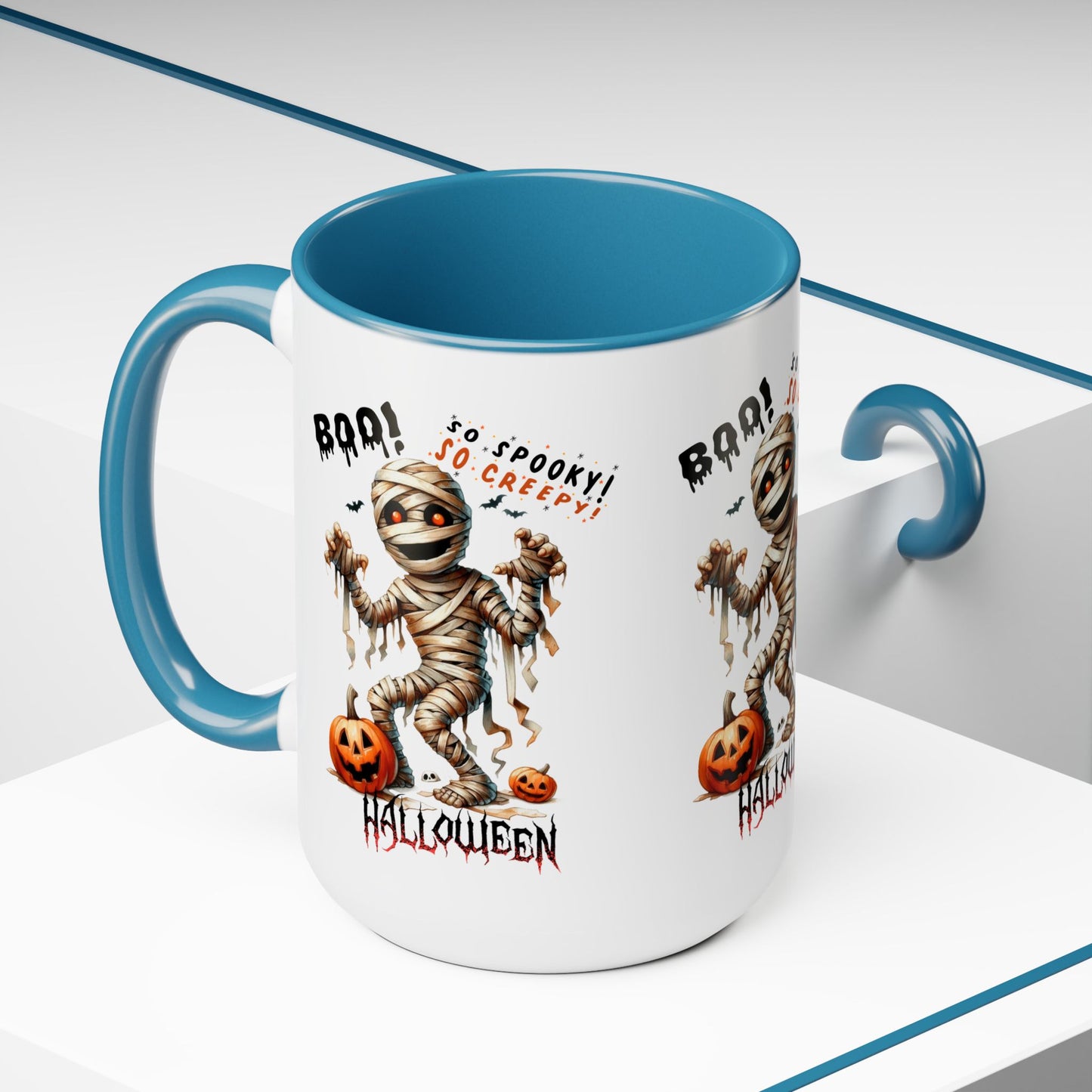 So Spooky So Creepy Halloween Coffee Mug, Let's Go Halloween Coffee Mug, Trick or Treat Halloween Coffee Mug, Cute Skeleton Coffee Mug, Spooky Season Halloween Coffee Mug.