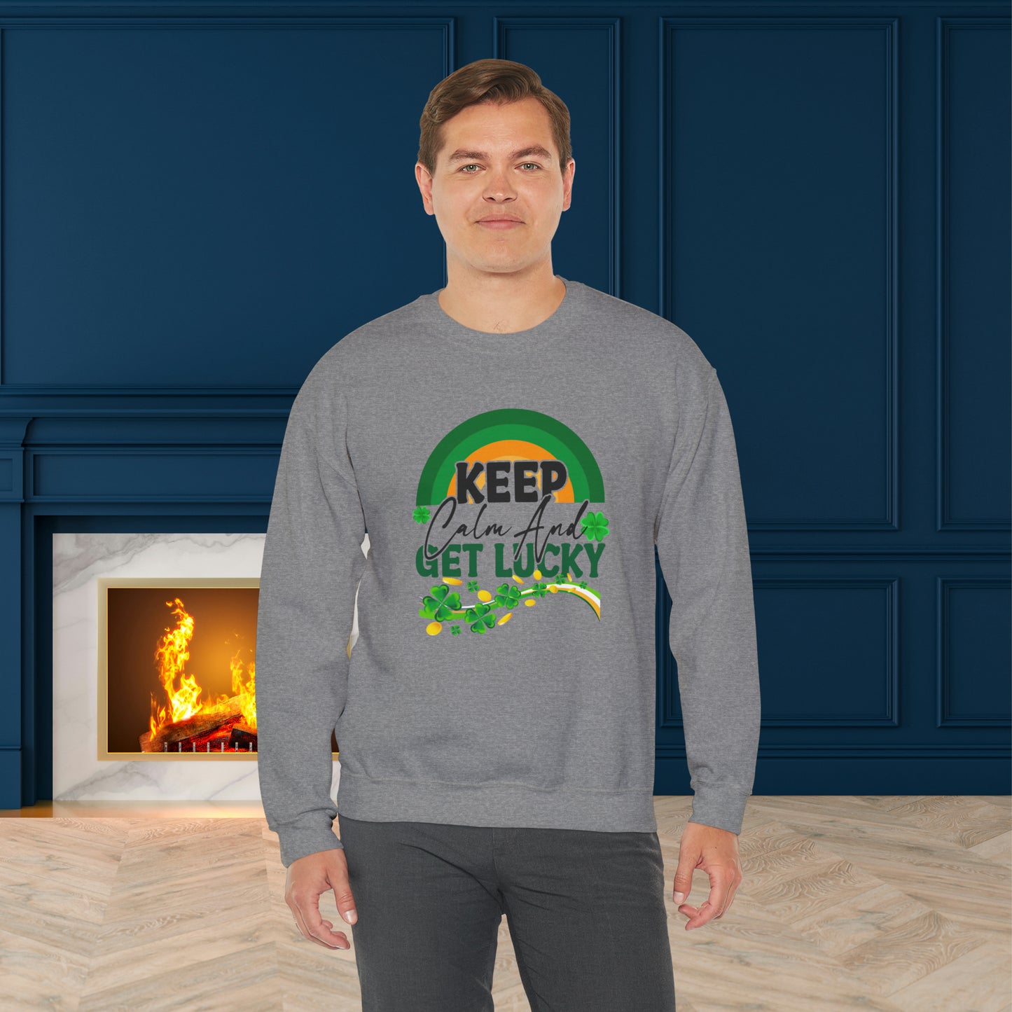 St Patrick's Day Unisex Heavy Blend™ Crewneck Sweatshirt