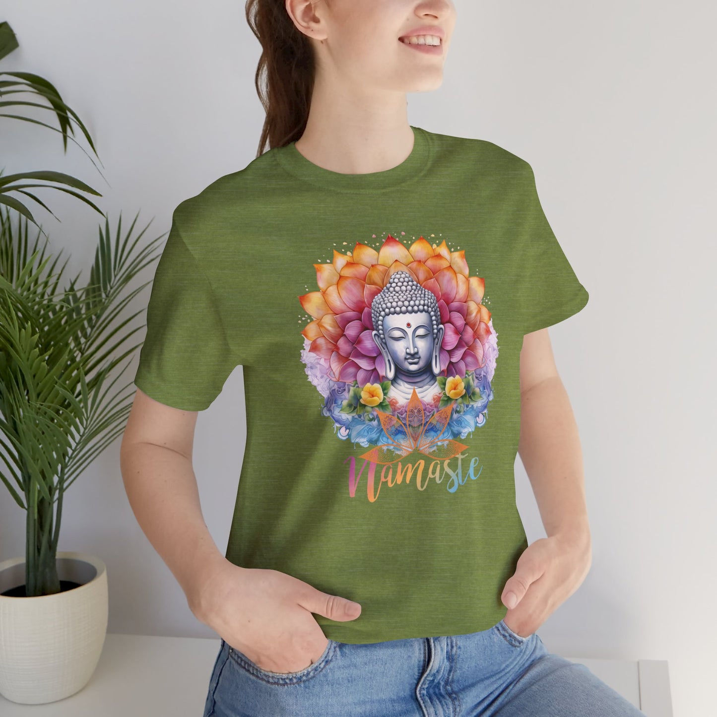 Namaste Yoga T-Shirt, Cute Yoga workout Shirt, Yoga lovers T-shirt, Yoga Instructor Gift, Gym shirt, Gift For Yoga lover, Gift For Yogi.