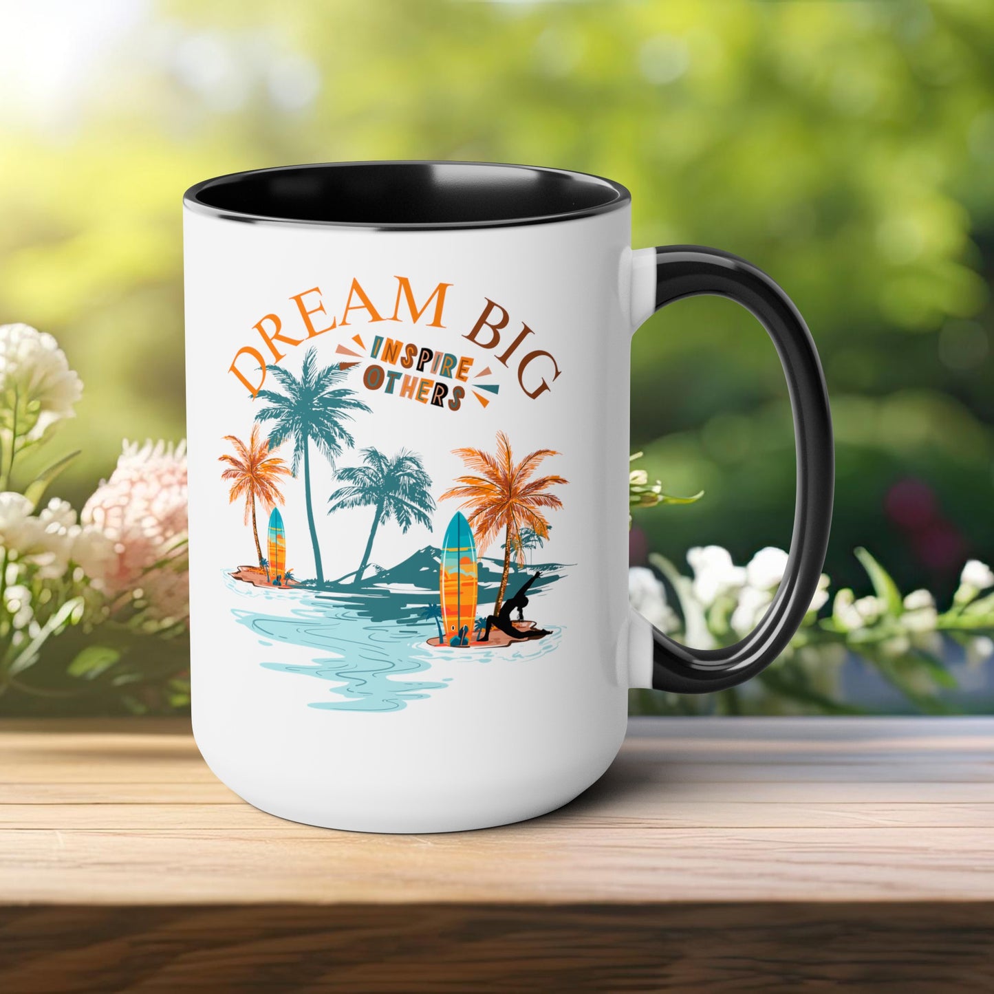 Dream Big Yoga Coffee Mug, Cute Yoga Coffee Mug, Yoga lovers Coffee Mug, Yoga Instructor Gift, Gift For Yoga lover, Gift For Yogi.