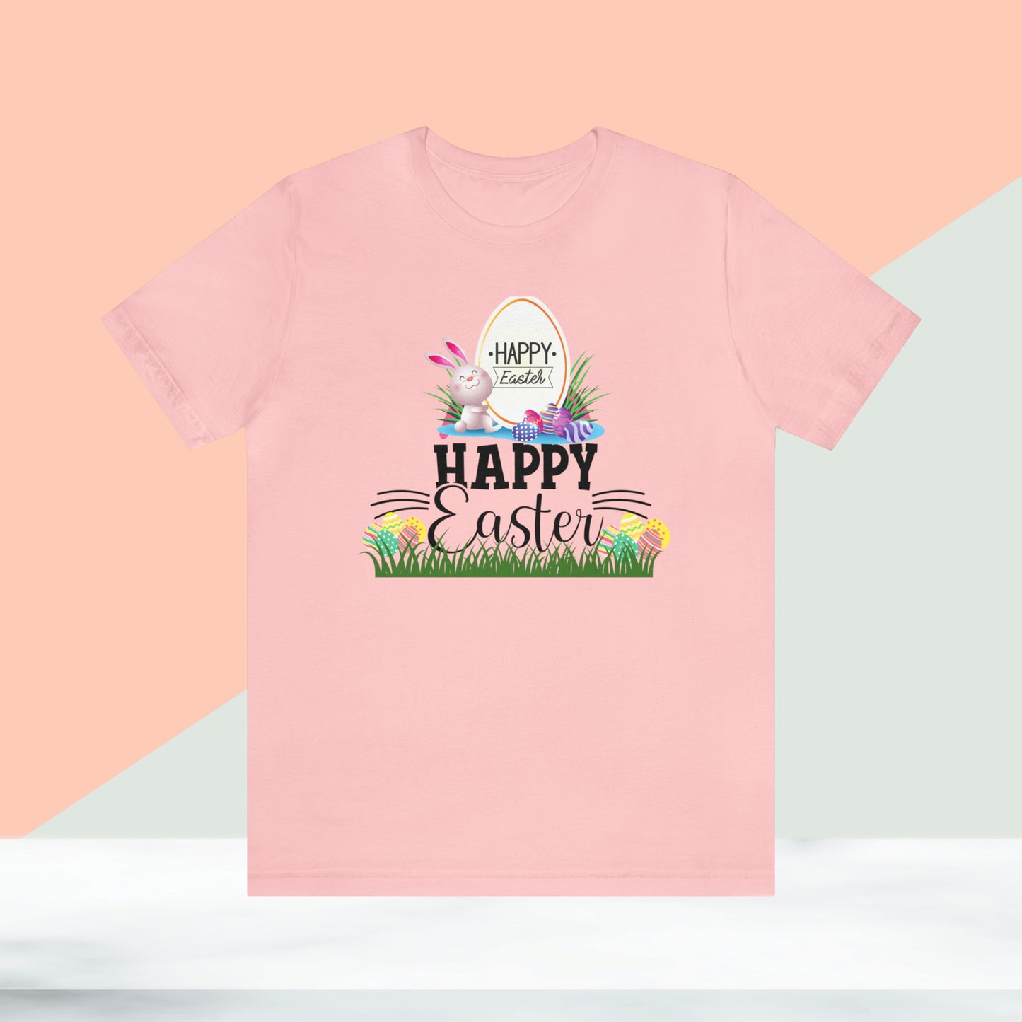 Happy Easter Unisex Jersey Short Sleeve Tee