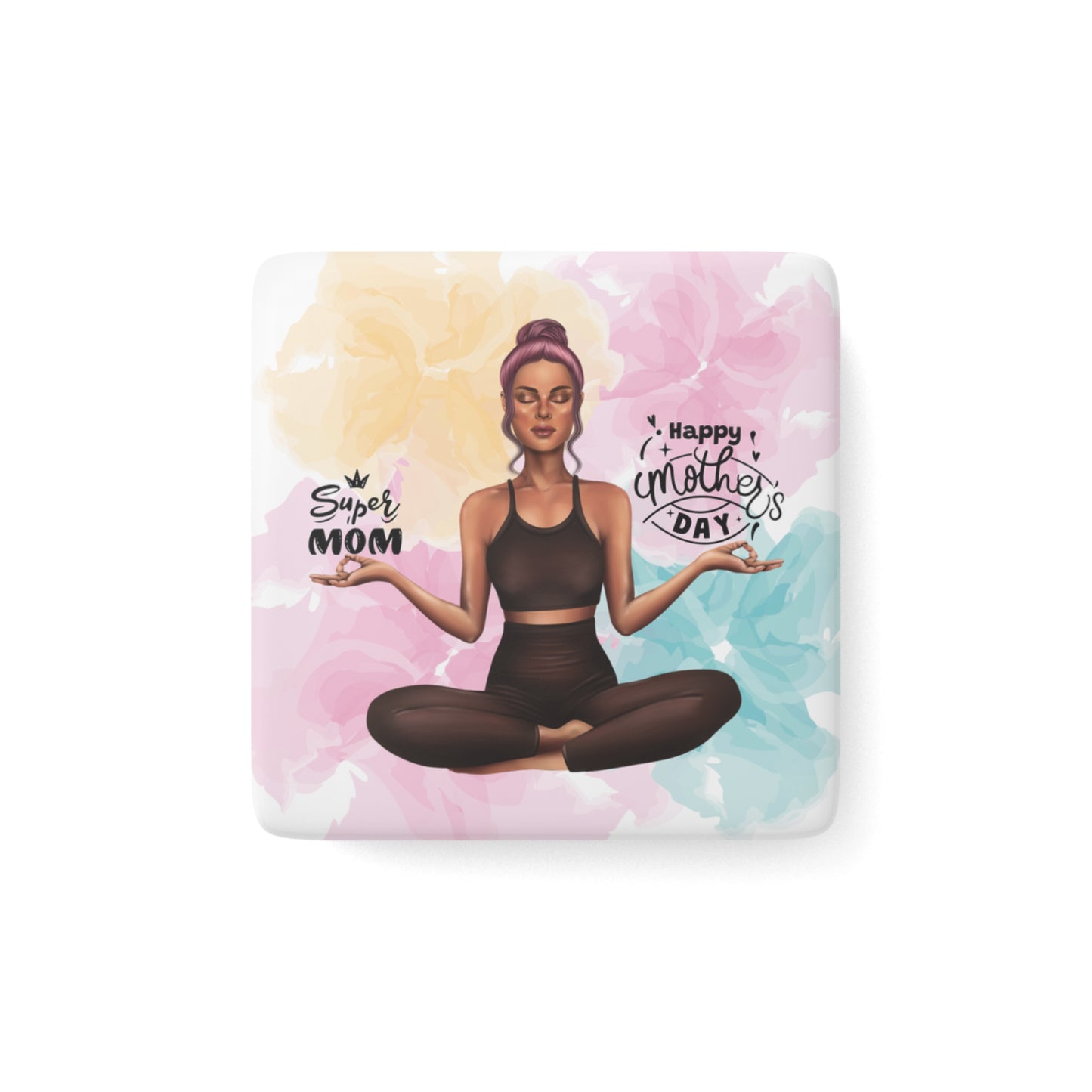 Happy Mother's Day Porcelain Magnet, Square