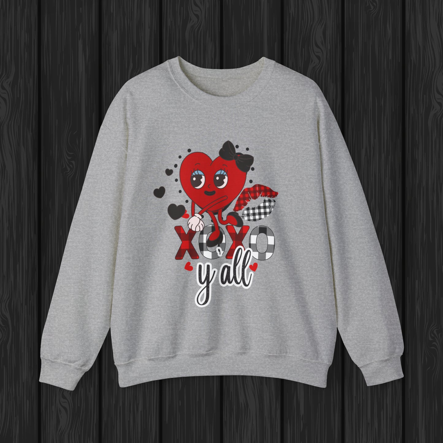 Happy valentines day Unisex Heavy Blend™ Crewneck Sweatshirt