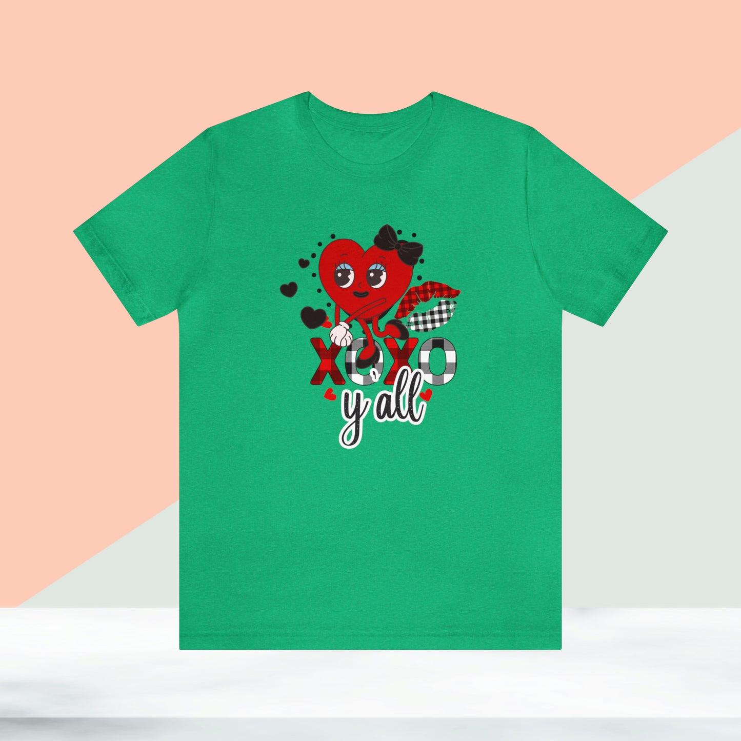 Happy valentines day Unisex Jersey Short Sleeve Tee