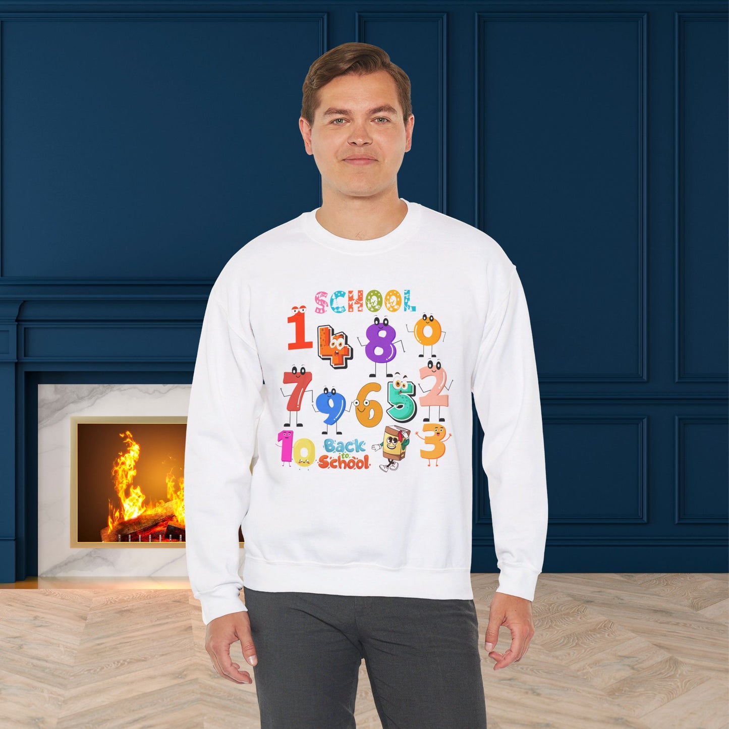 We Love Teachers Sweatshirt, Back To school unisex heavy blend crewneck sweatshirt, Teacher Back To school Sweatshirt. First Day Vibes Sweatshirt.