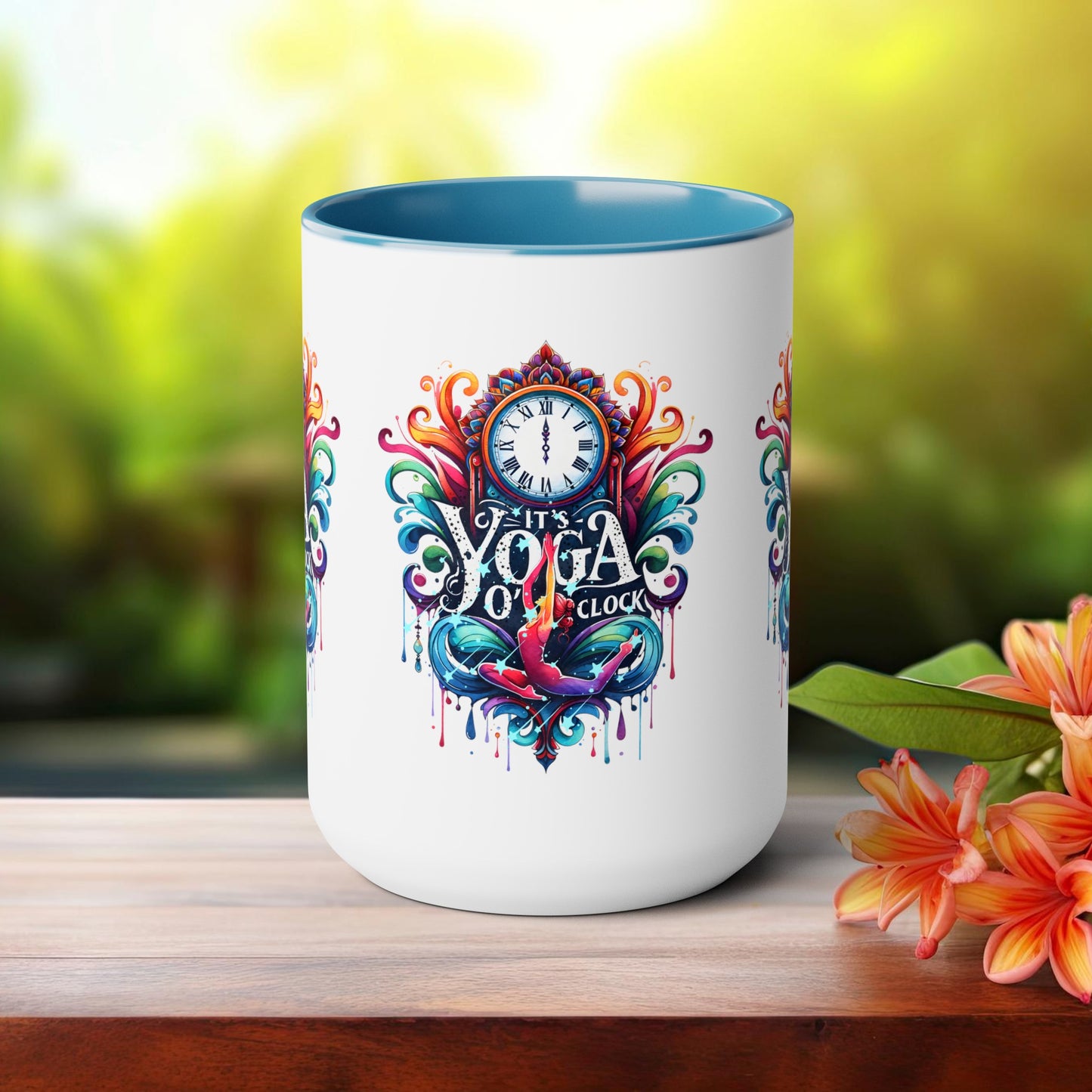 It's Yoga O'clock Yoga Coffee Mug, Cute Yoga Coffee Mug, Yoga lovers Coffee Mug, Yoga Instructor Gift, Gift For Yoga lover, Gift For Yogi.