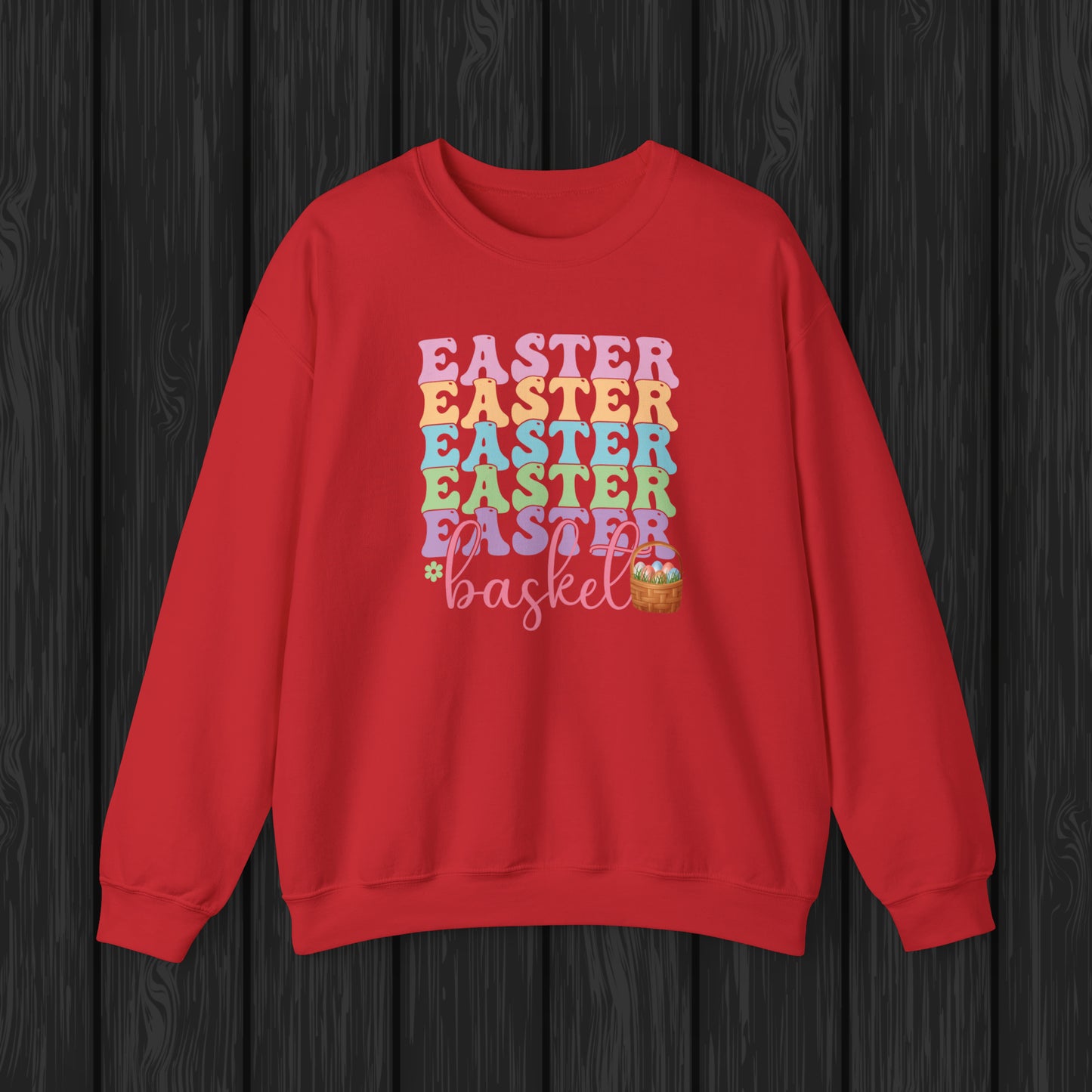 Easter Basket Unisex Crewneck Sweatshirt