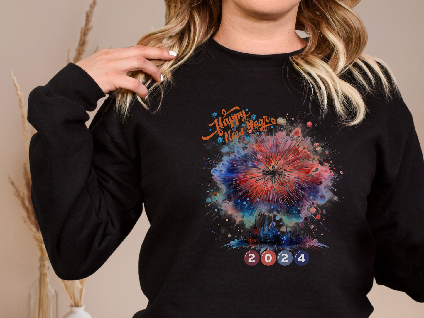 Happy New Year Unisex Heavy Blend™ Crewneck Sweatshirt