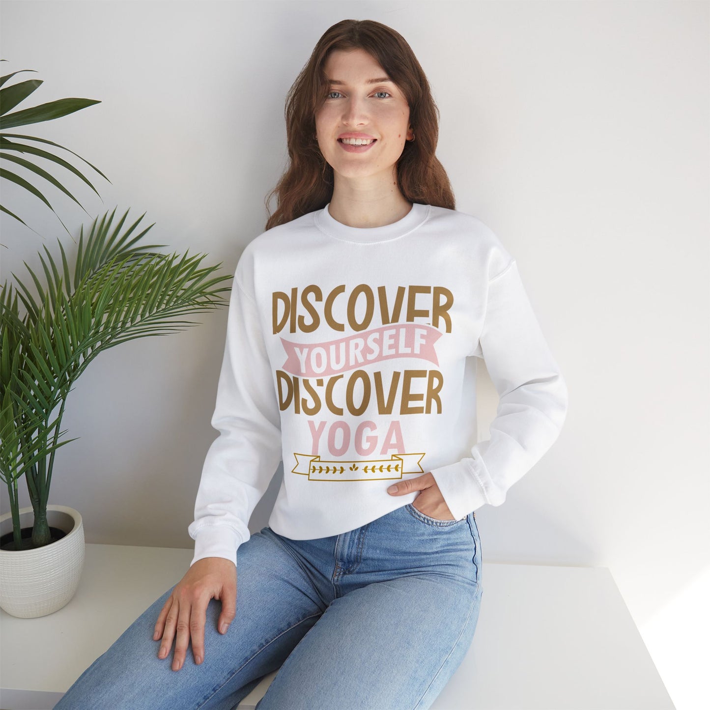 Yoga unisex heavy blend crewneck sweatshirt,Yoga workout Sweatshirt,Yoga lovers Sweatshirt, Yoga Instructor Gift, Gym Sweatshirt, Gift For Yoga lovers, Gift For Yogi.