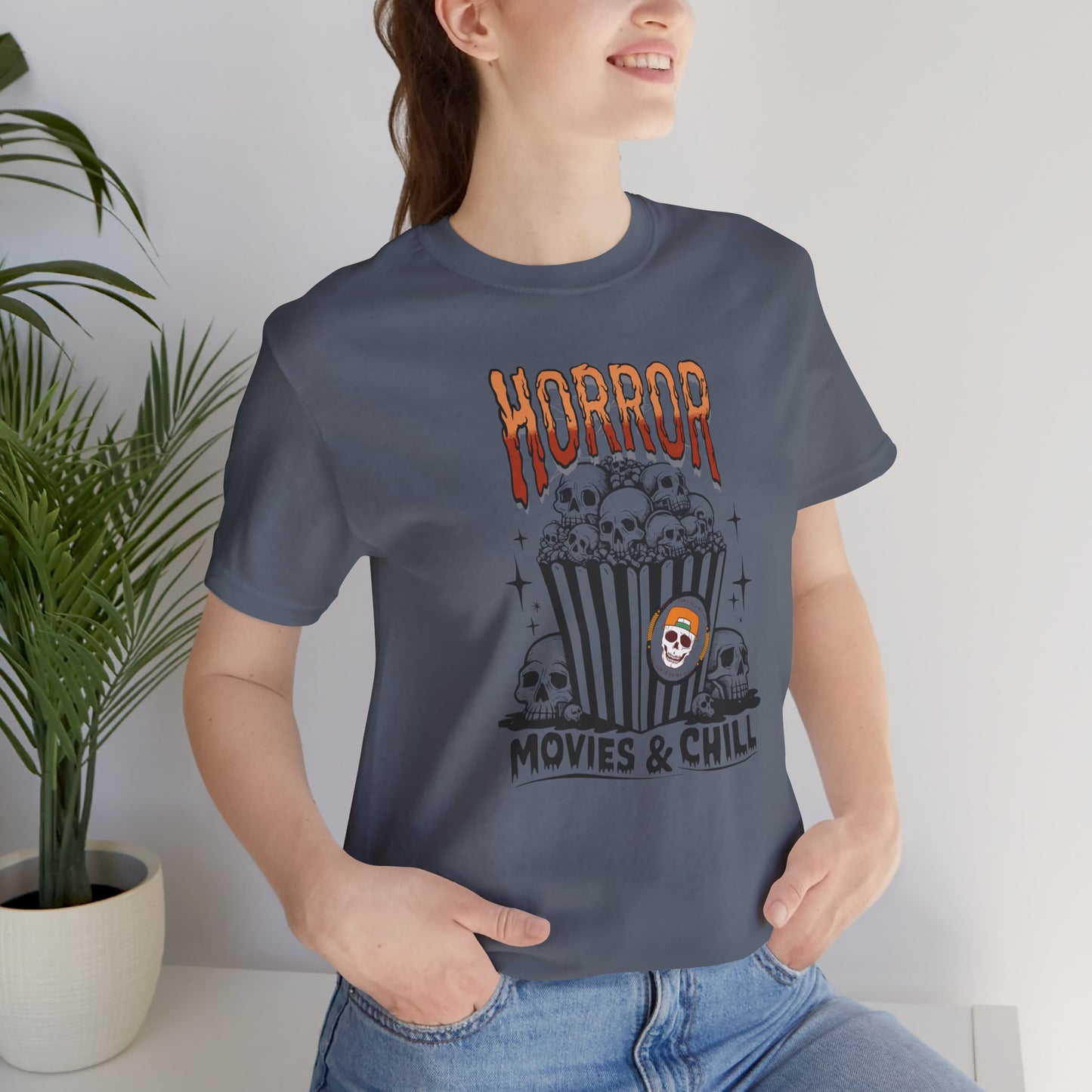 Horror Movies & Chill T-shirt, Happy Halloween T-shirt, Trick Or Treat T-shirt, Halloween T-shirt, Cool Halloween T-shirt, Spooky T-shirt,