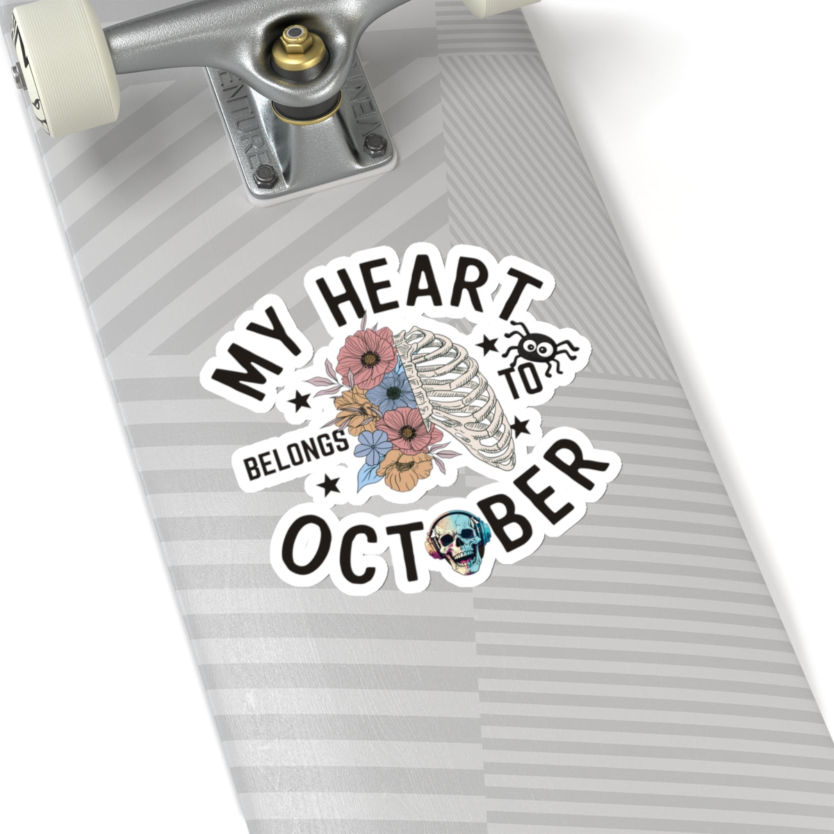 My Heart Belongs To October Kiss-Cut Stickers, Spooky Vibes Happy Halloween Kiss-Cut Stickers, Happy Halloween Kiss-Cut Stickers, Spooky Season Kiss-Cut Stickers, Trick Or Treat Halloween Kiss-Cut Stickers.