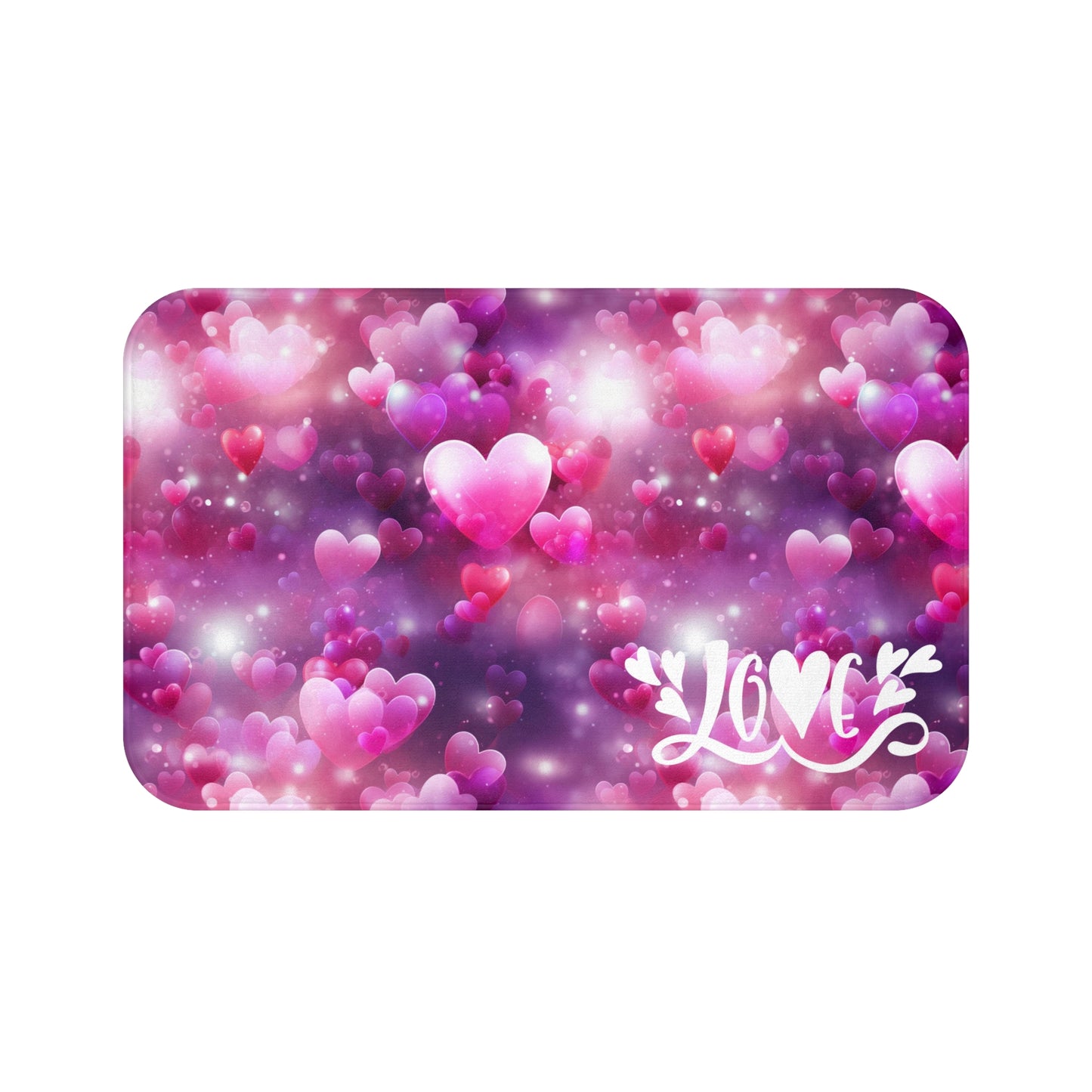 Happy Valentines Day Bath Mat