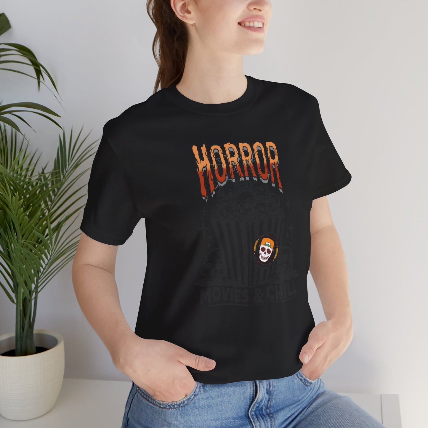 Horror Movies & Chill T-shirt, Happy Halloween T-shirt, Trick Or Treat T-shirt, Halloween T-shirt, Cool Halloween T-shirt, Spooky T-shirt,