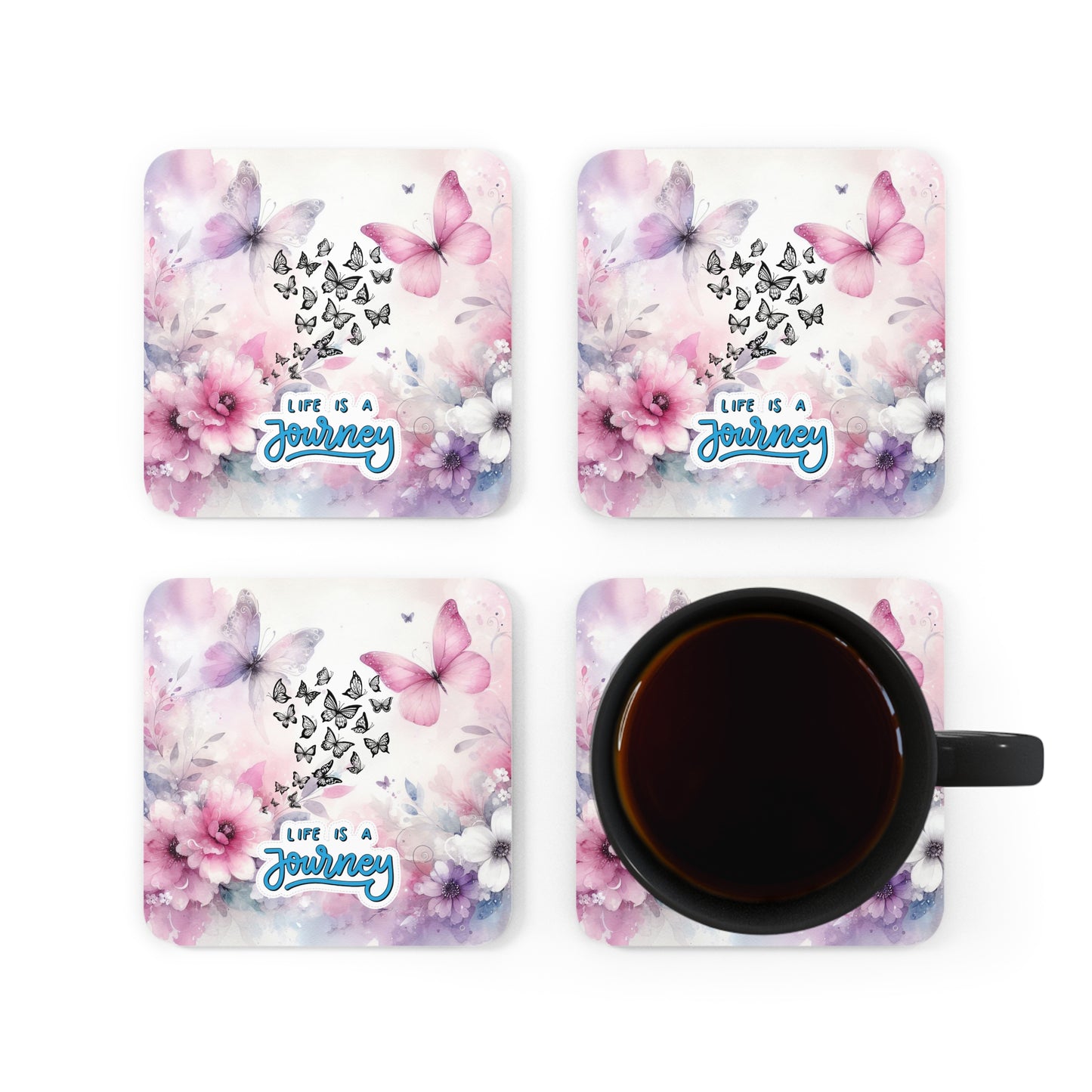 Corkwood Coaster Set