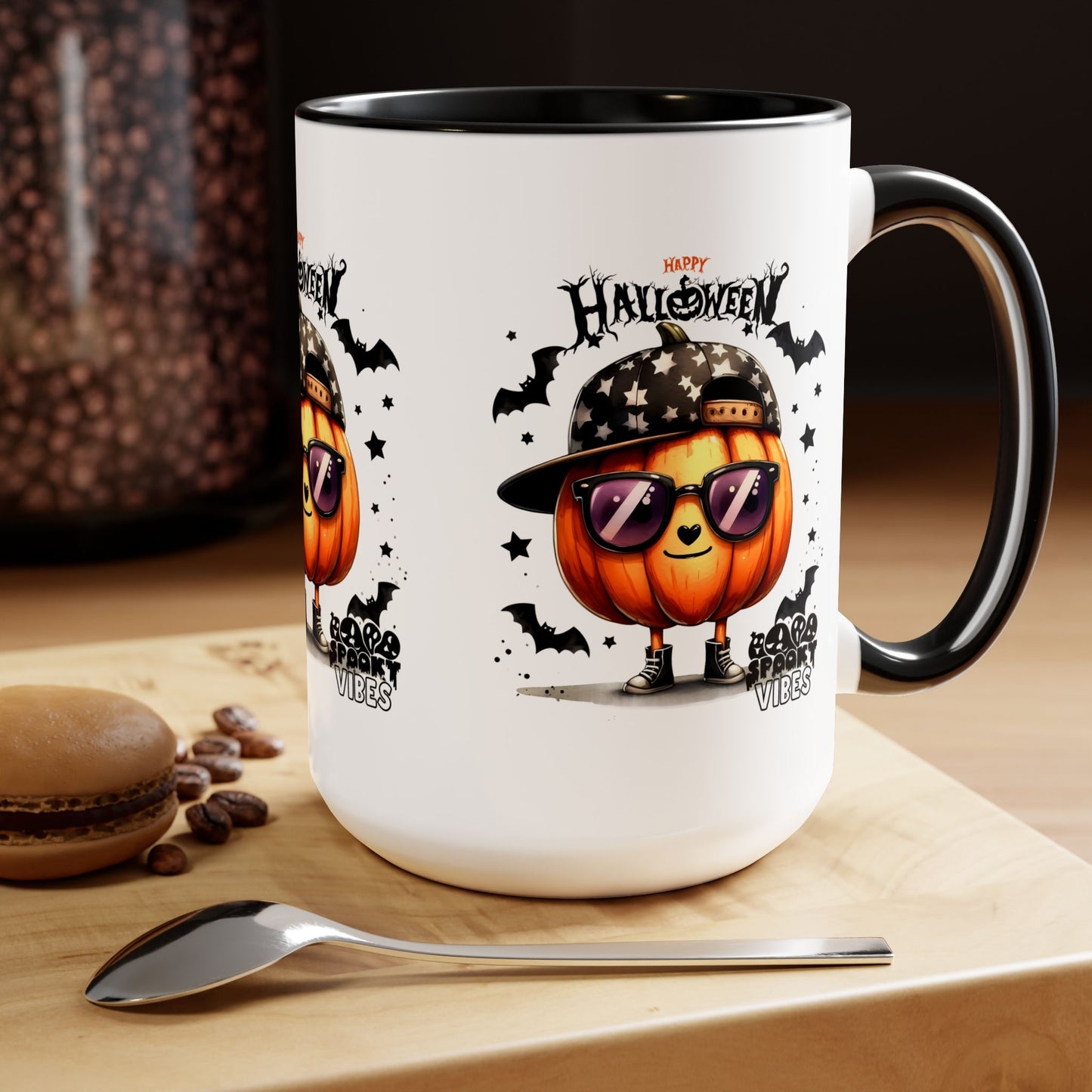 Happy Halloween Coffee Mug, Let's Go Halloween Coffee Mug, Trick or Treat Halloween Coffee Mug, Cute Skeleton Coffee Mug, Spooky Season Halloween Coffee Mug.