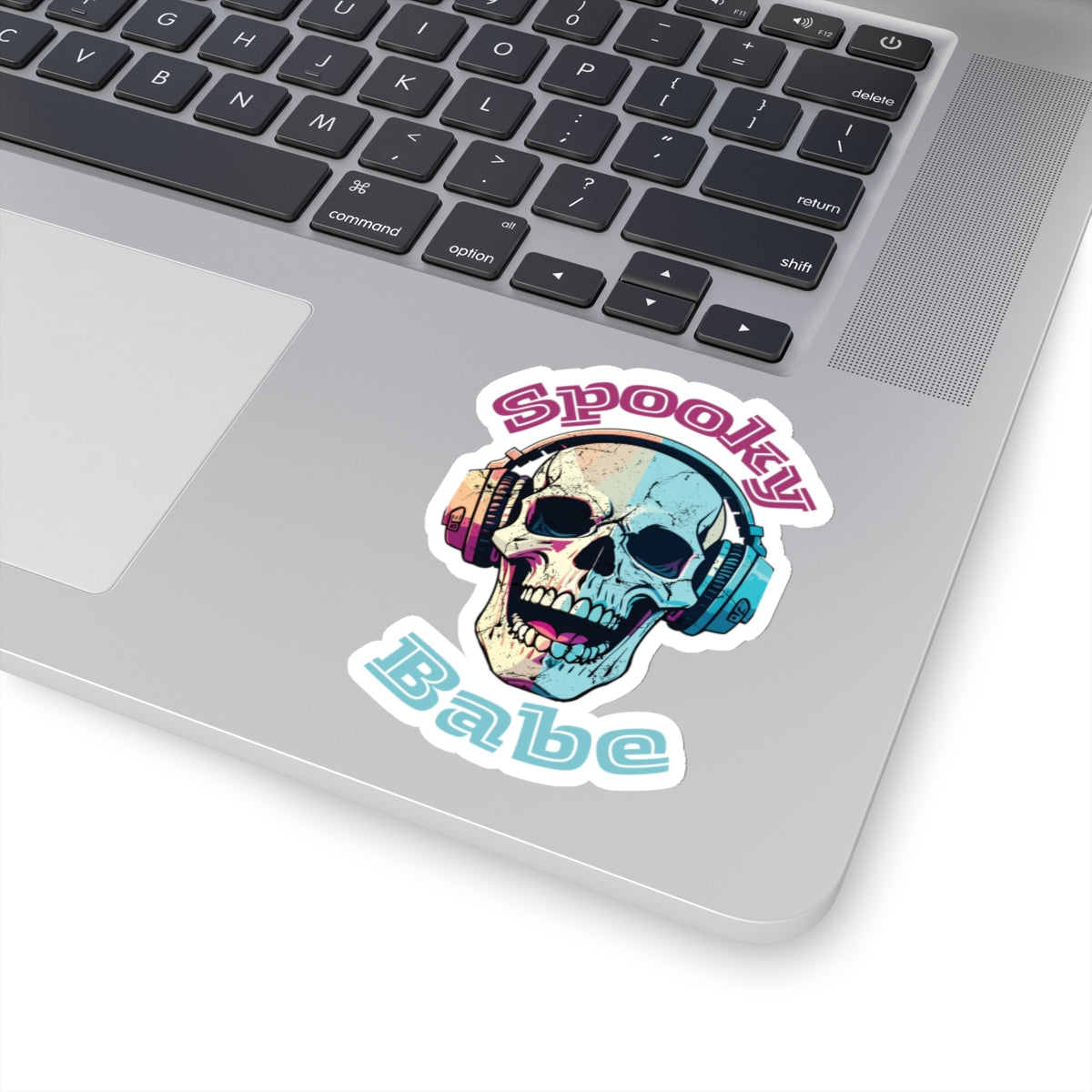 Spooky Babe Halloween Kiss-Cut Stickers, Happy Halloween Kiss-Cut Stickers, Spooky Season Kiss-Cut Stickers, Trick Or Treat Halloween Kiss-Cut Stickers.