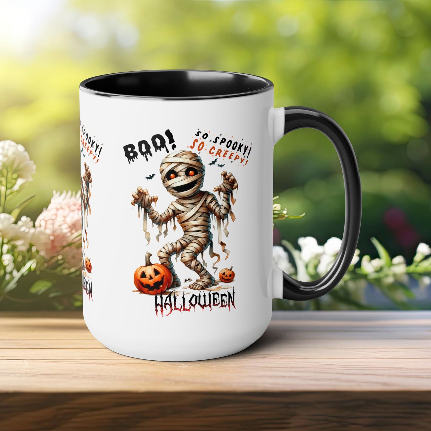 So Spooky So Creepy Halloween Coffee Mug, Let's Go Halloween Coffee Mug, Trick or Treat Halloween Coffee Mug, Cute Skeleton Coffee Mug, Spooky Season Halloween Coffee Mug.