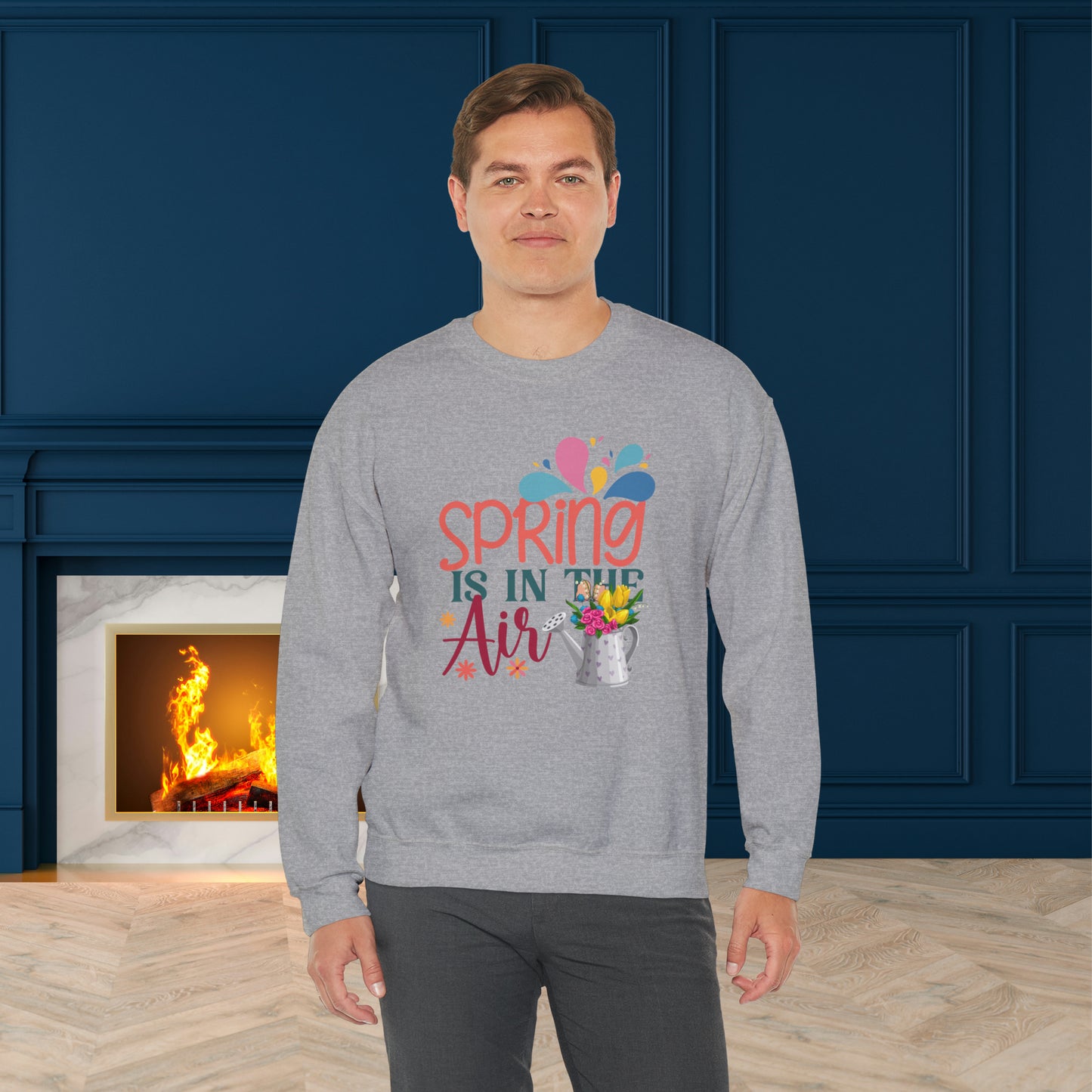 Spring The Is In The Air Unisex Crewneck Sweatshirt