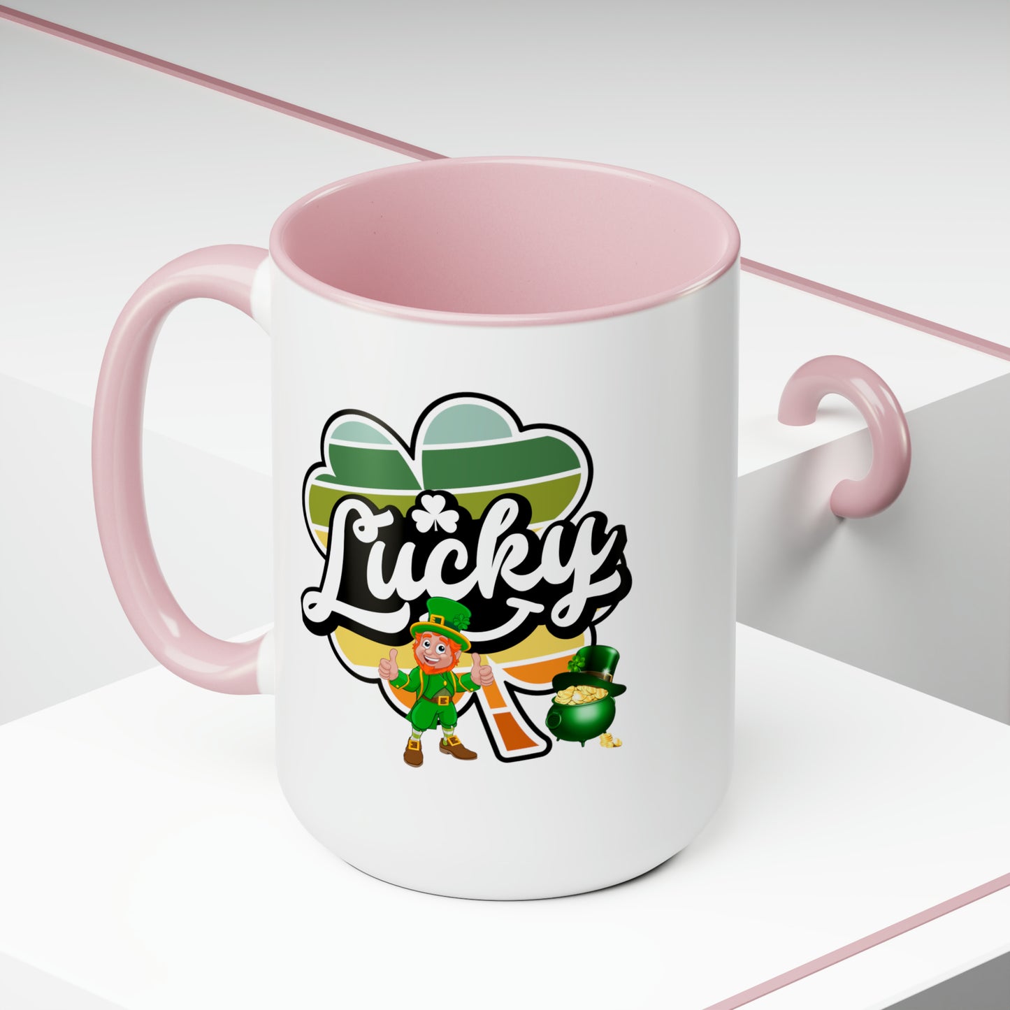 St Patrick's Day two-Tone Coffee Mugs, 15oz