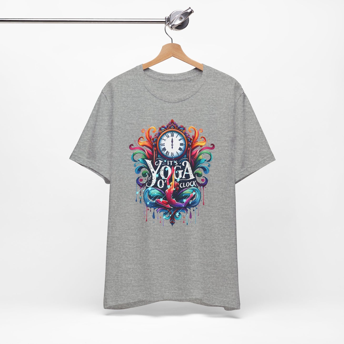 It's Yoga O'clock Yoga T-Shirt, Cute Yoga workout Shirt, Yoga lovers T-shirt, Yoga Instructor Gift, Gym shirt, Gift For Yoga lover, Gift For Yogi.