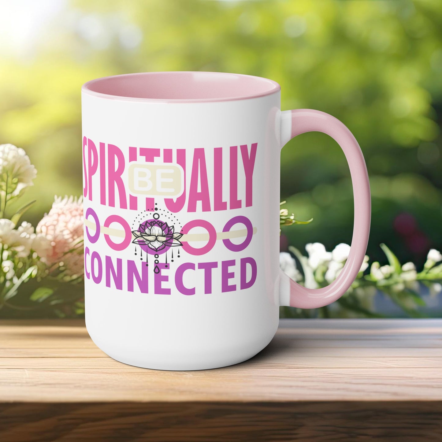 Be Spiritually Connected Yoga Coffee Mug, Cute Yoga Coffee Mug, Yoga lovers Coffee Mug, Yoga Instructor Gift, Gift For Yoga lover, Gift For Yogi.