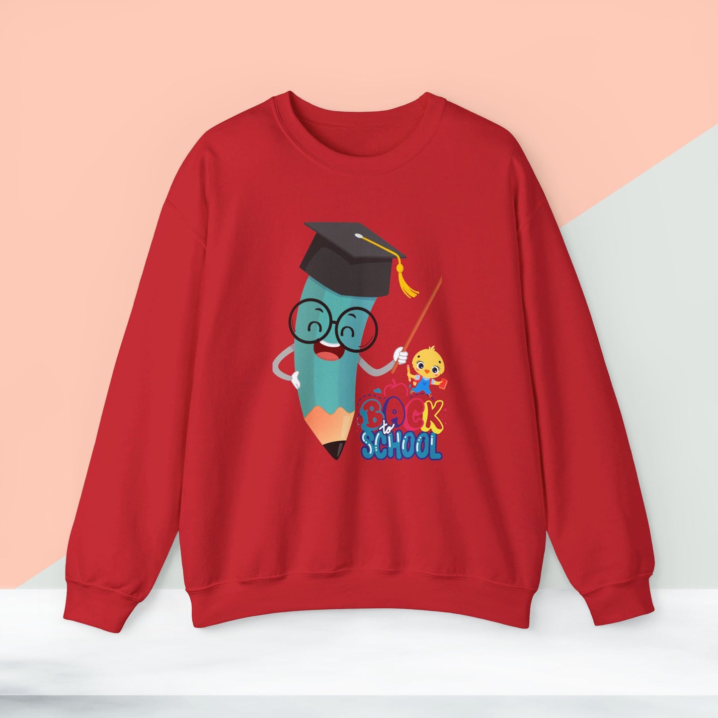 Back To school unisex heavy blend crewneck sweatshirt, We Love Teachers Sweatshirt,Teacher Back To school Sweatshirt. First Day Vibes Sweatshirt.