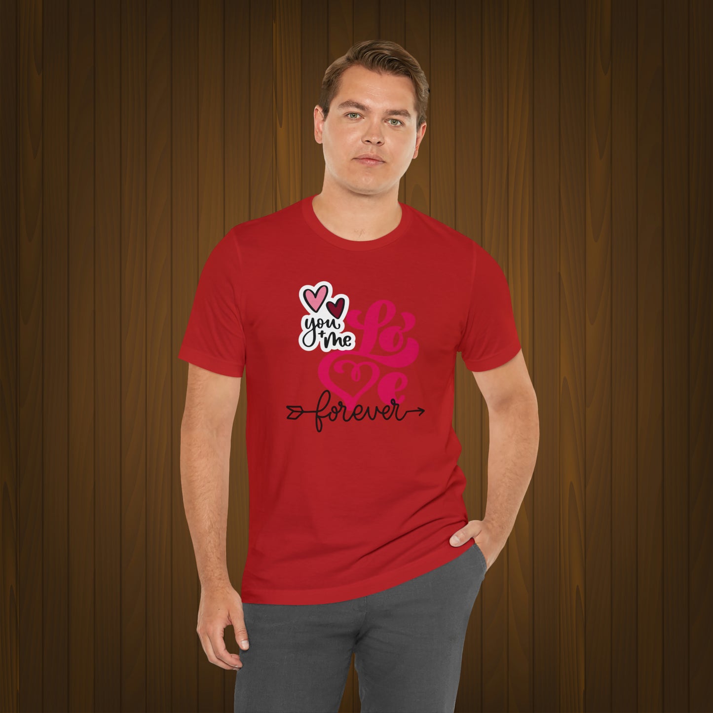 Happy valentines day Unisex Jersey Short Sleeve Tee