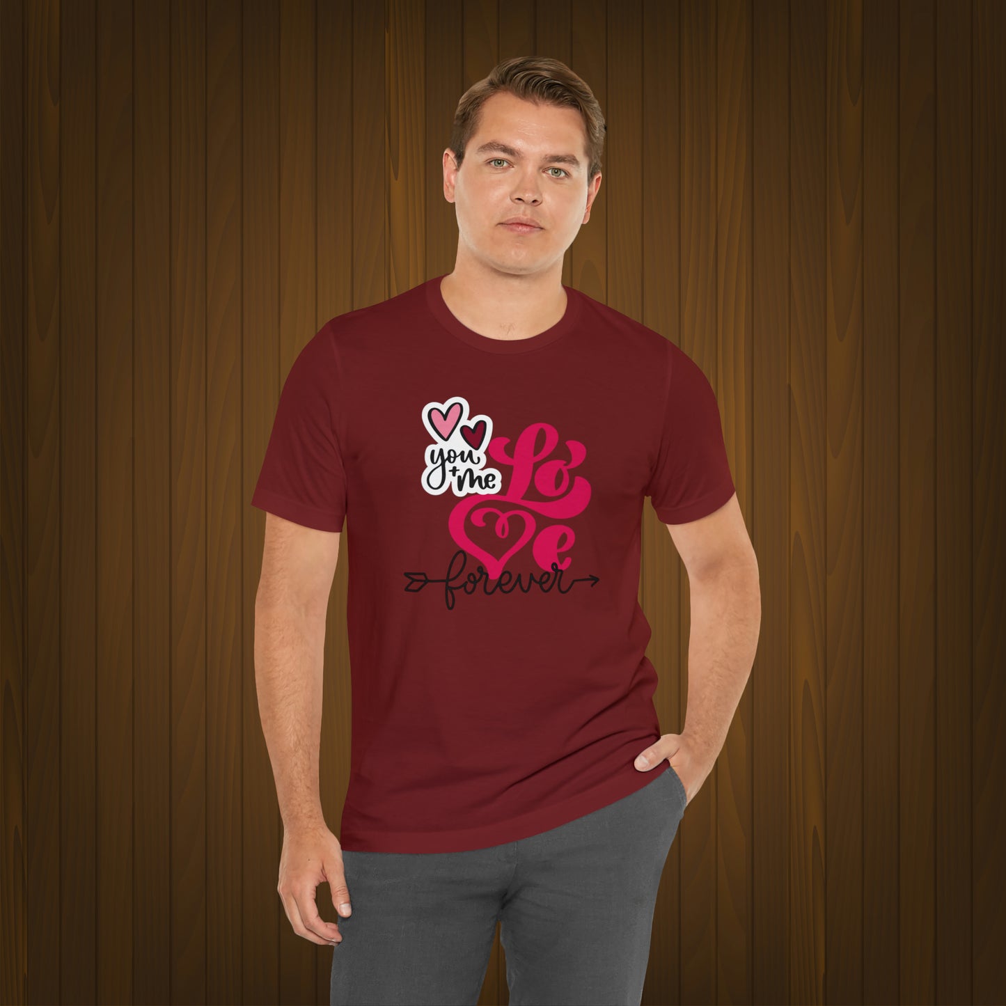 Happy valentines day Unisex Jersey Short Sleeve Tee