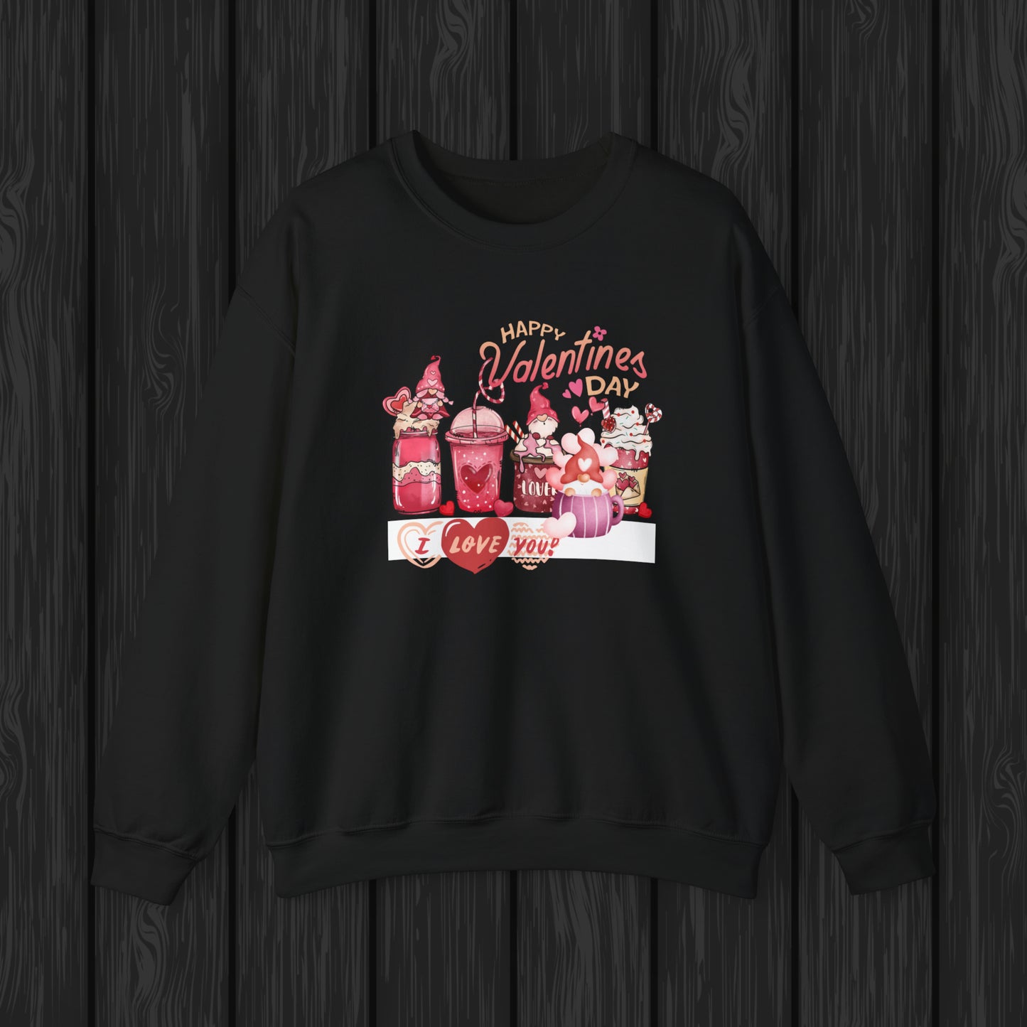 Happy valentines day Unisex Heavy Blend™ Crewneck Sweatshirt