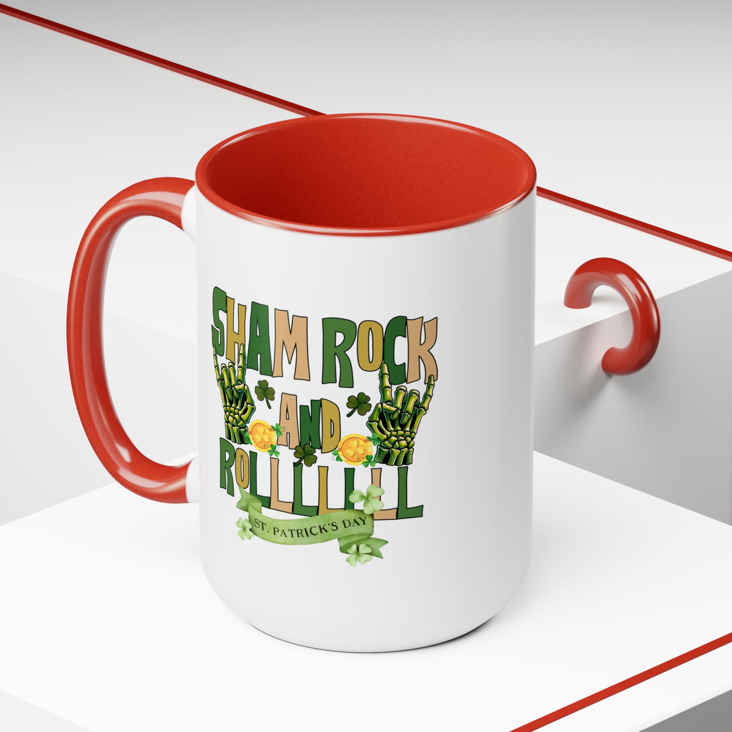 St Patrick's Day two-Tone Coffee Mugs, 15oz