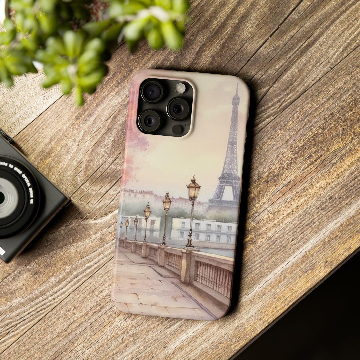 Paris Eiffel Tower IPhone 15 Phone Cases.