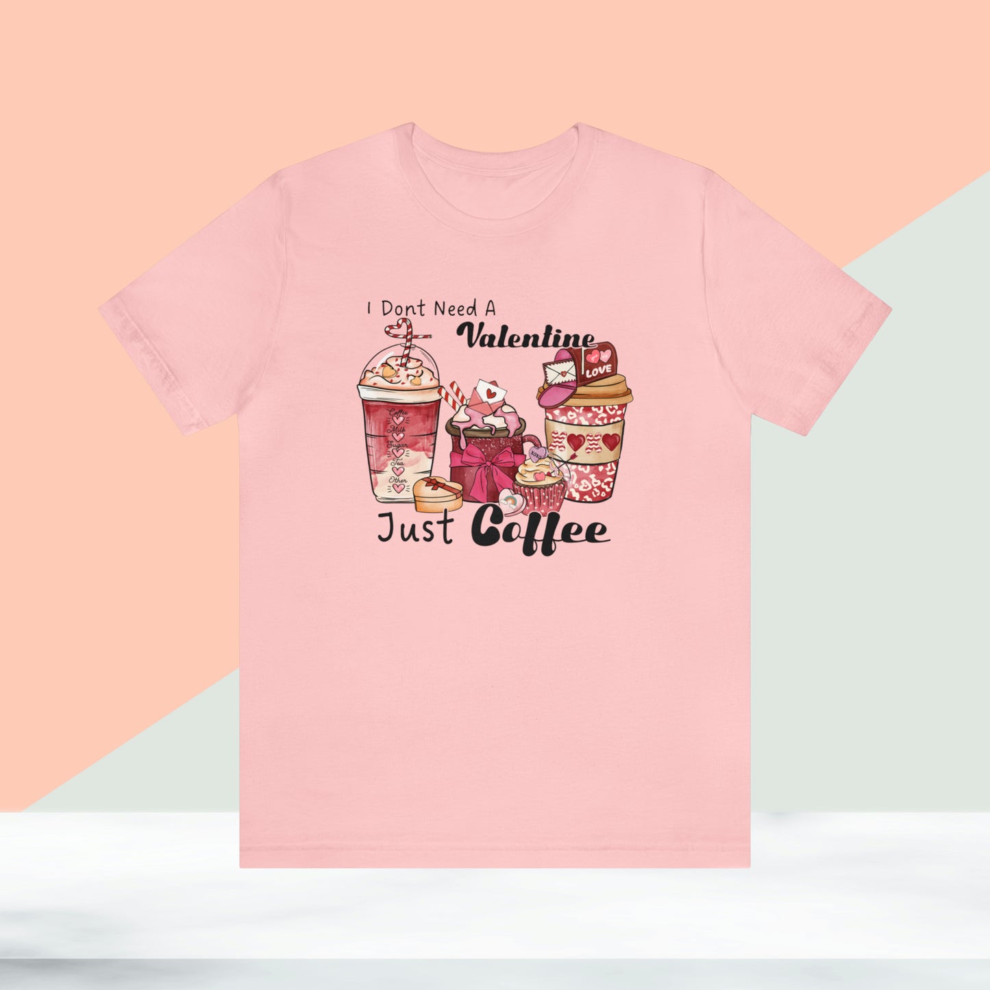 Happy valentines day Unisex Jersey Short Sleeve Tee