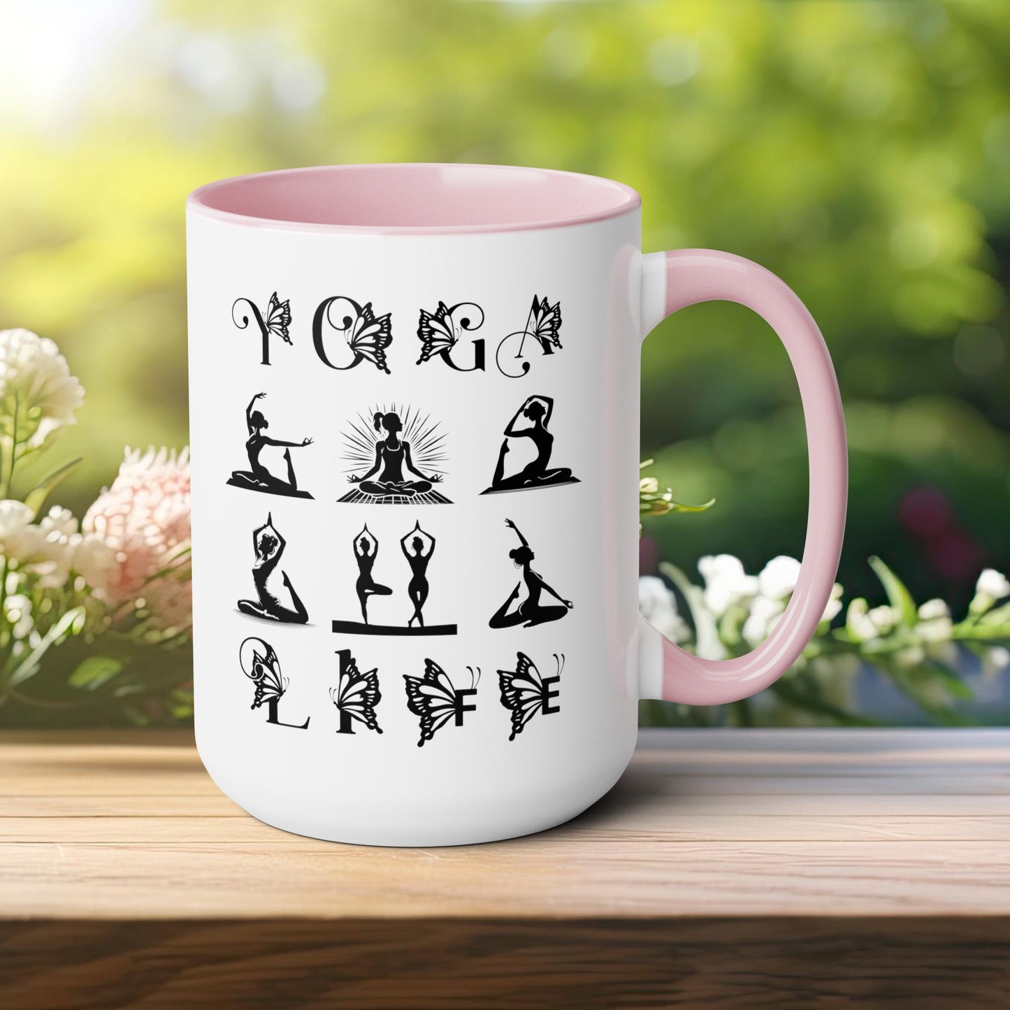 Yoga Life Coffee Mug, Cute Yoga Coffee Mug, Yoga lovers Coffee Mug, Yoga Instructor Gift, Gift For Yoga lover, Gift For Yogi.