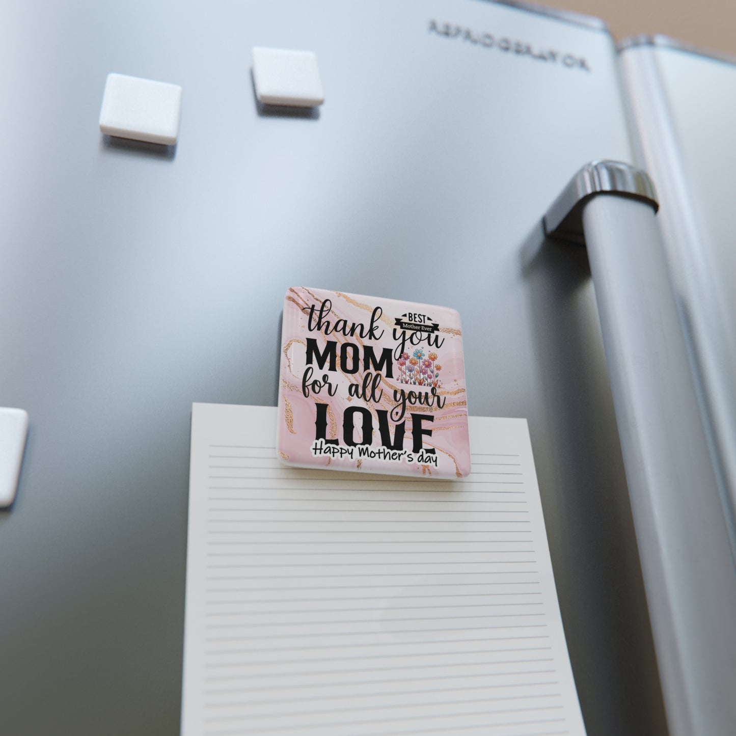 Happy Mother's Day Porcelain Magnet, Square