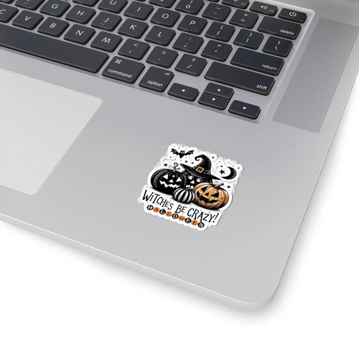Witches Be Crazy Kiss-Cut Stickers, Happy Halloween Kiss-Cut Stickers, Spooky Season Kiss-Cut Stickers, Cute Cat Halloween Kiss-Cut Stickers.