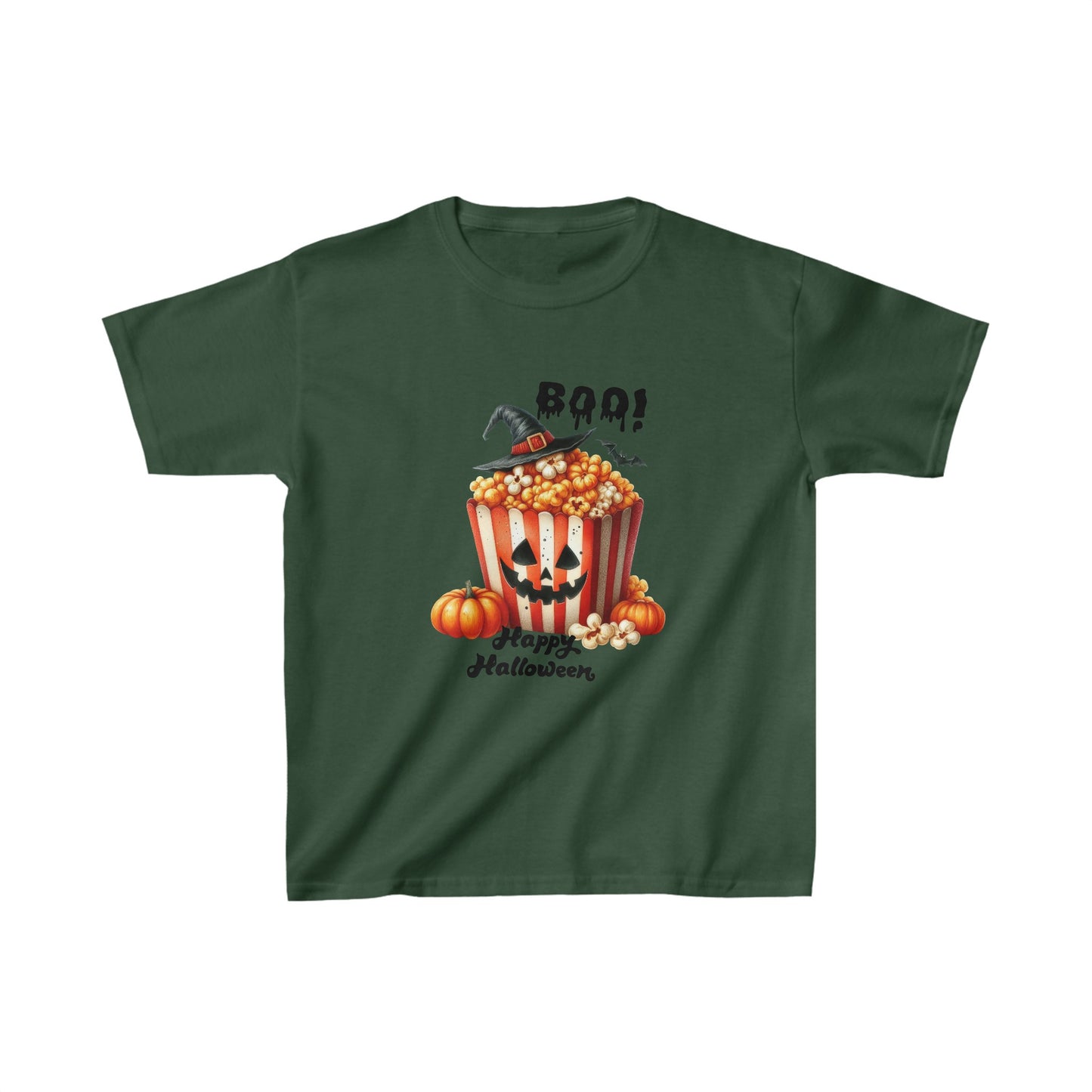 Happy Halloween Kids Shirt, Spooky Halloween Kids Heavy Cotton™ Tee, Spooky Season Kids Shirt, Spooky Vibes Shirt, Trick Or Treat Cotton T-Shirt.
