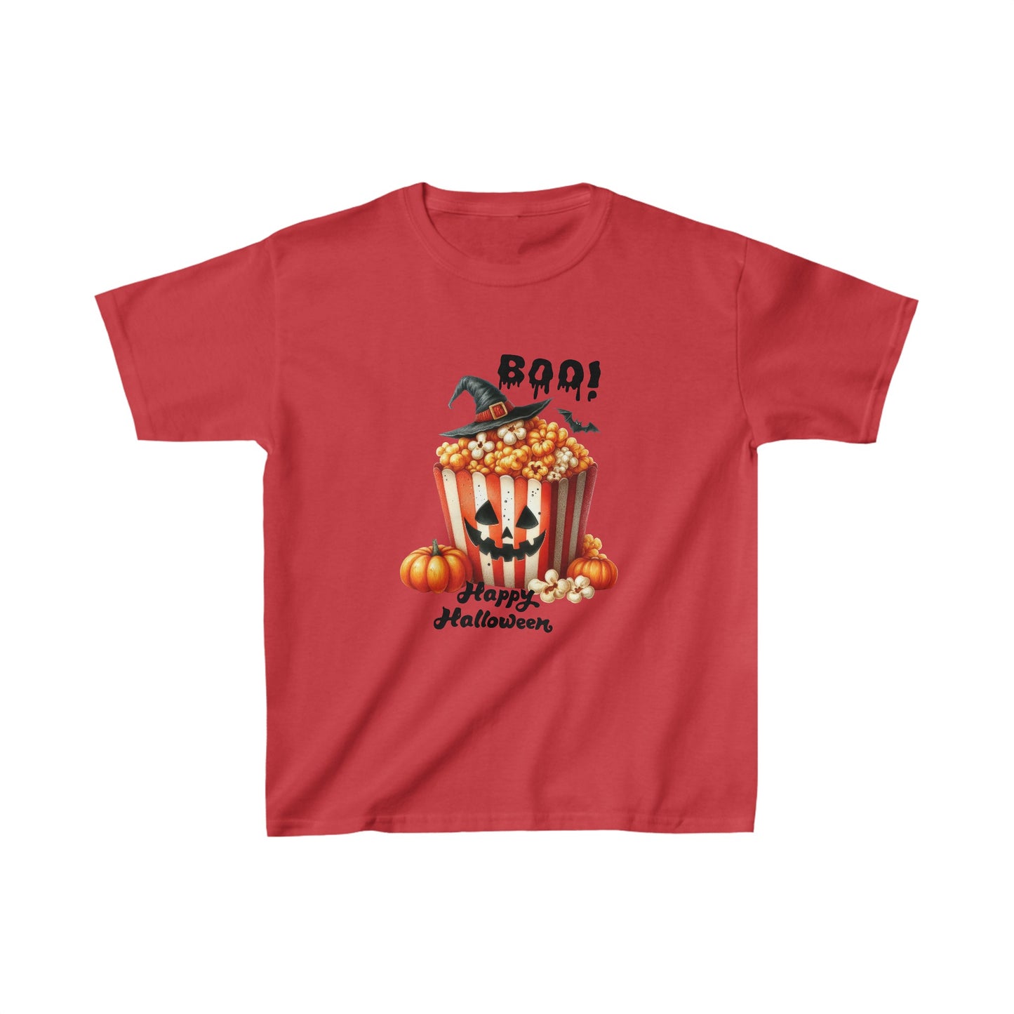 Happy Halloween Kids Shirt, Spooky Halloween Kids Heavy Cotton™ Tee, Spooky Season Kids Shirt, Spooky Vibes Shirt, Trick Or Treat Cotton T-Shirt.