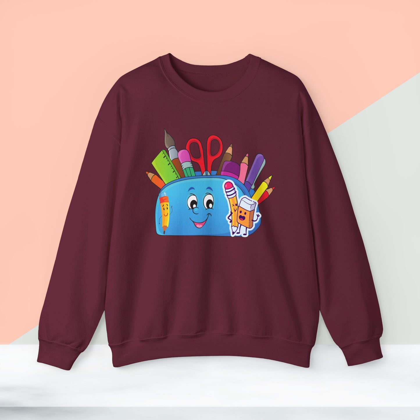 We Love Teachers Sweatshirt, Back To school unisex heavy blend crewneck sweatshirt, Teacher Back To school Sweatshirt. First Day Vibes Sweatshirt.