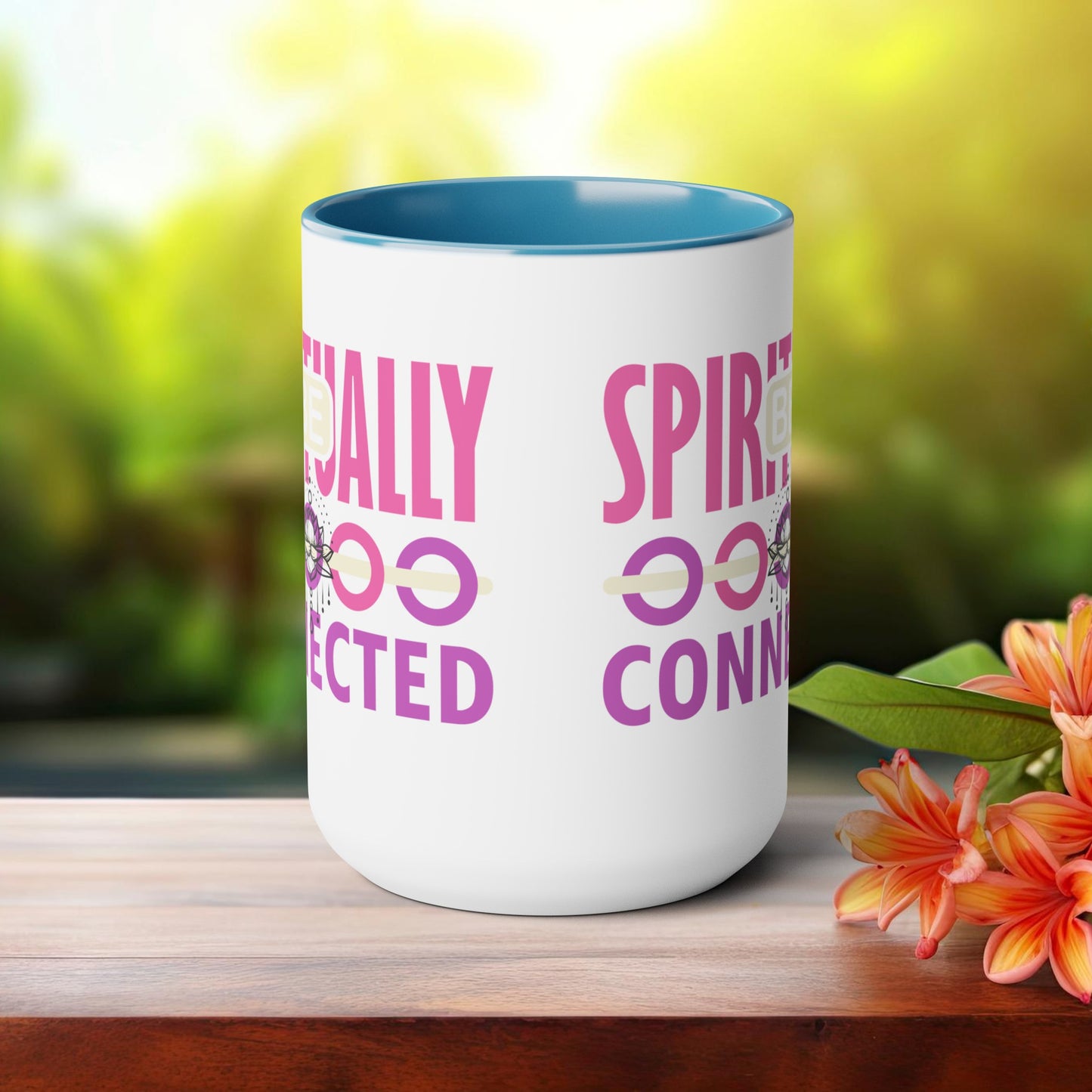 Be Spiritually Connected Yoga Coffee Mug, Cute Yoga Coffee Mug, Yoga lovers Coffee Mug, Yoga Instructor Gift, Gift For Yoga lover, Gift For Yogi.