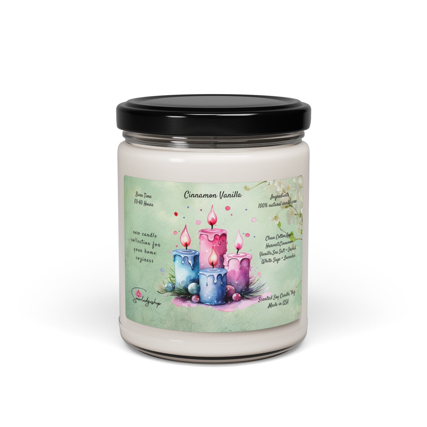 Yoga Scented Soy Candle, 9oz,Yoga , CuteCandle, Mindful Gift, Yoga lovers candle, Yoga Instructor Gift, Gift For Yoga lovers, Gift For Yogi.