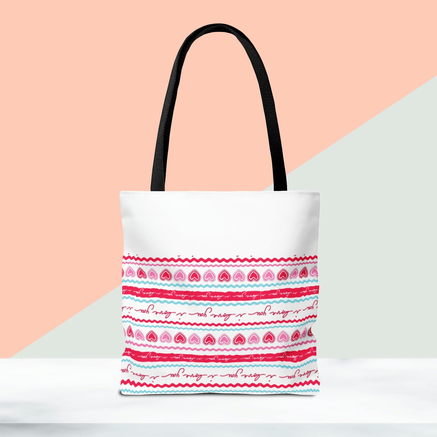 Happy Valentines Day Tote Bag